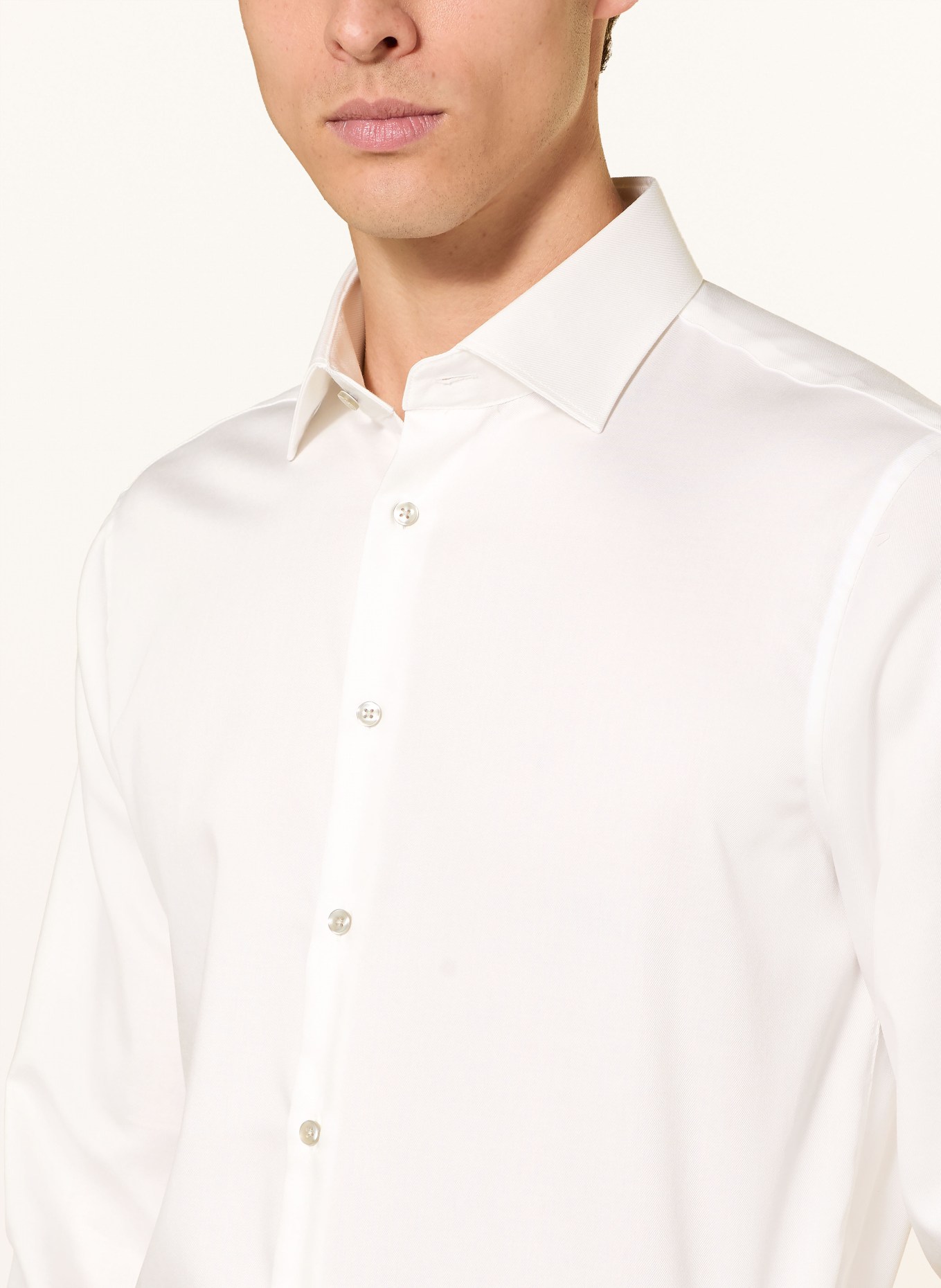 seidensticker UMA Shaped Fit Shirt: ECRU