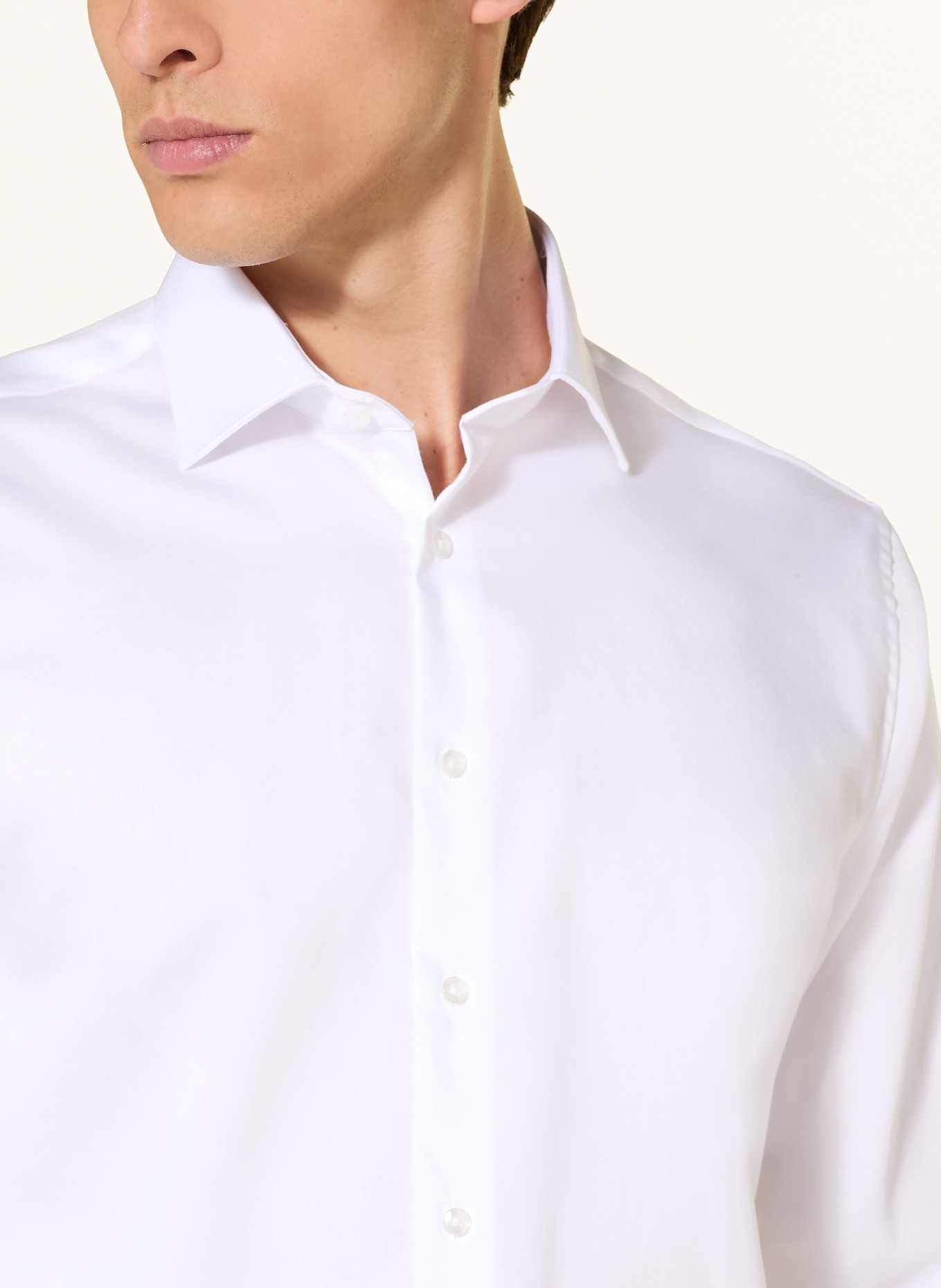 seidensticker UMA Shaped Fit Shirt: WHITE