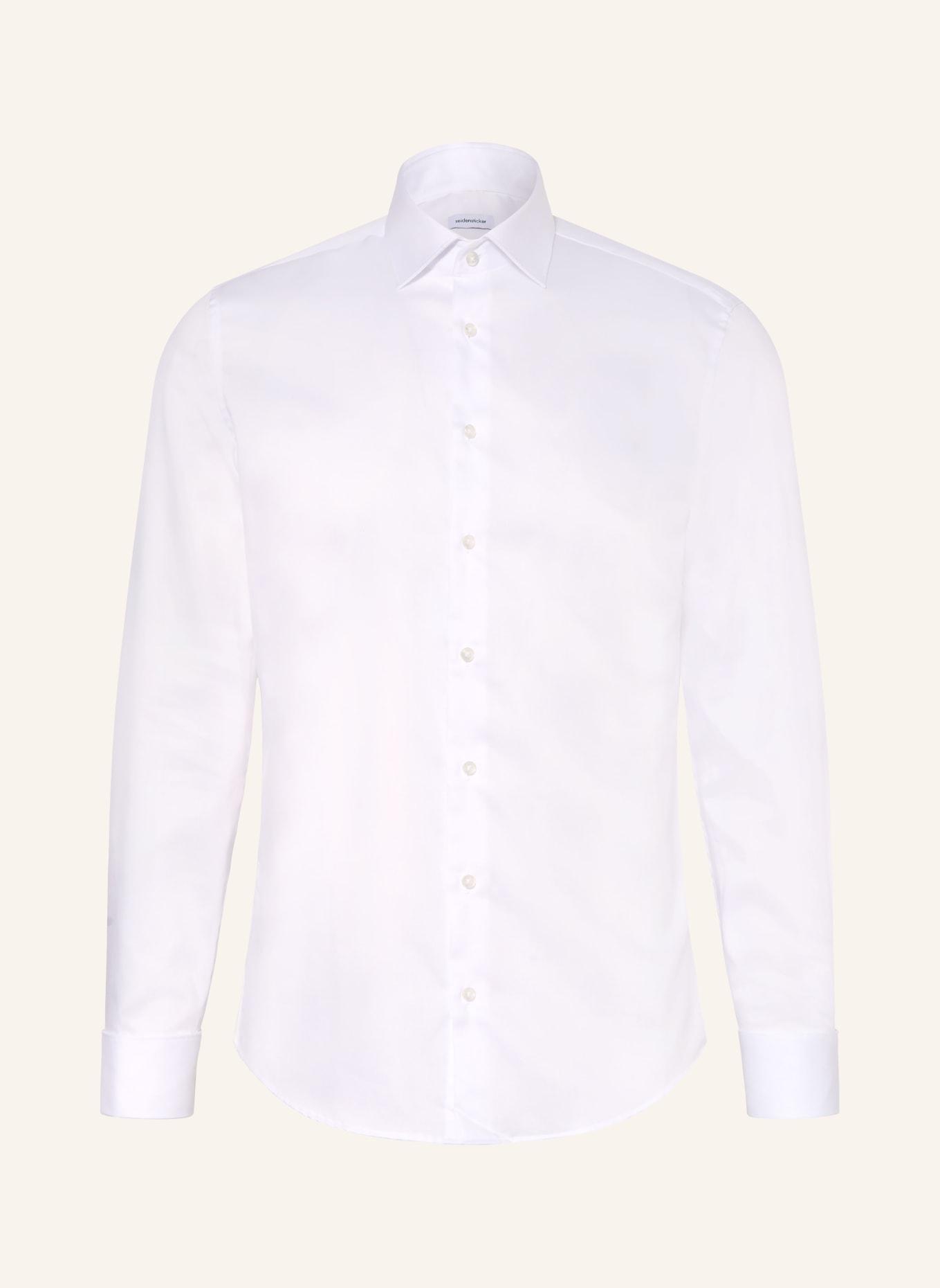 seidensticker Slim fit shirt: WHITE