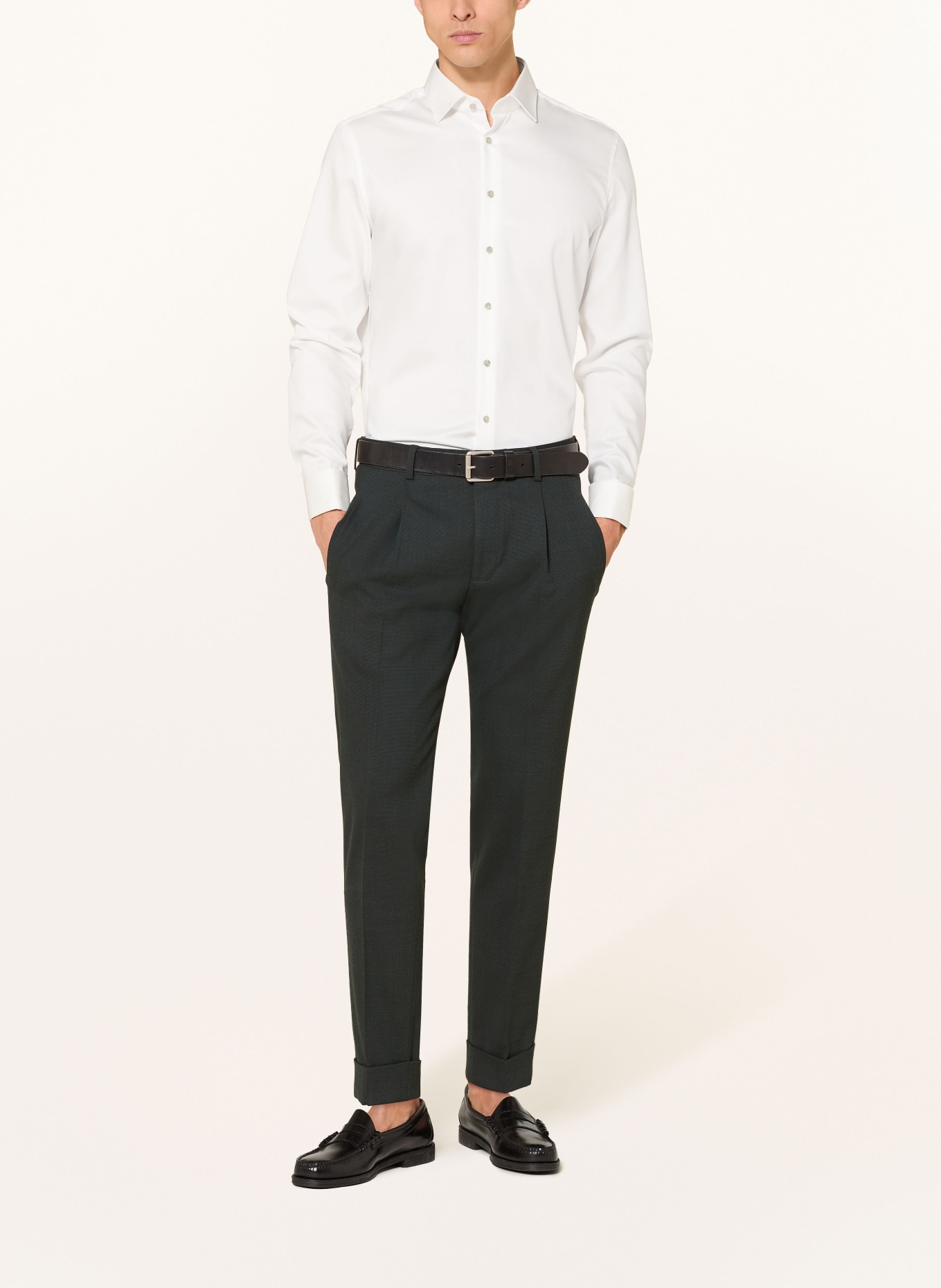 seidensticker Slim fit shirt: WHITE
