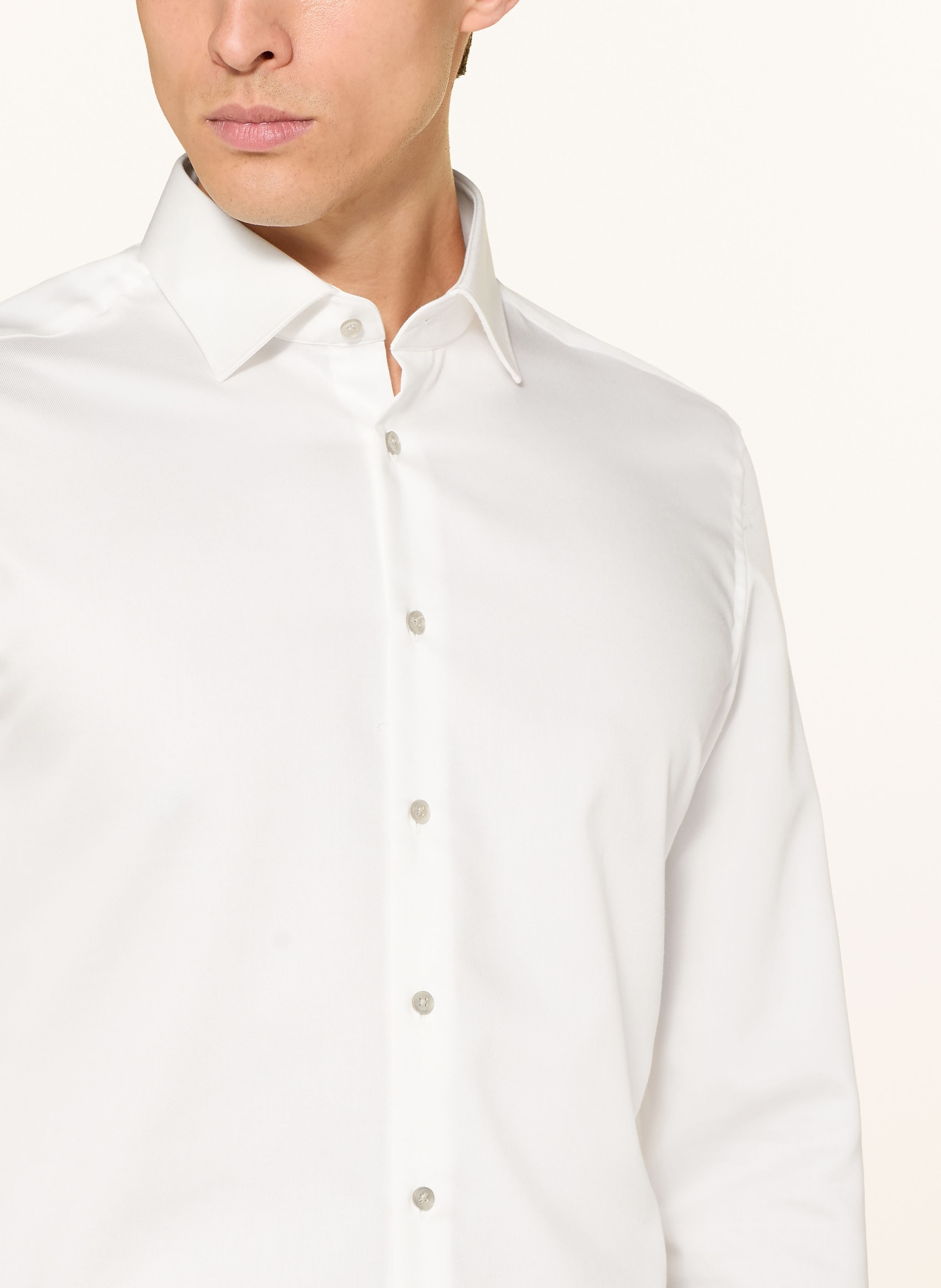 seidensticker Slim fit shirt: WHITE