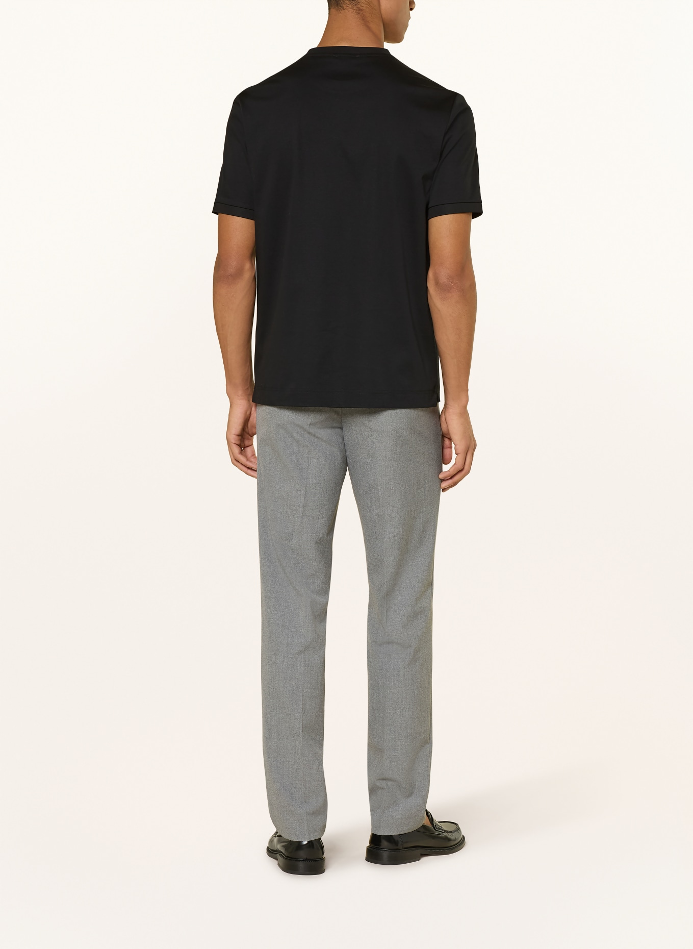 OLYMP SIGNATURE koszulka: CZARNY