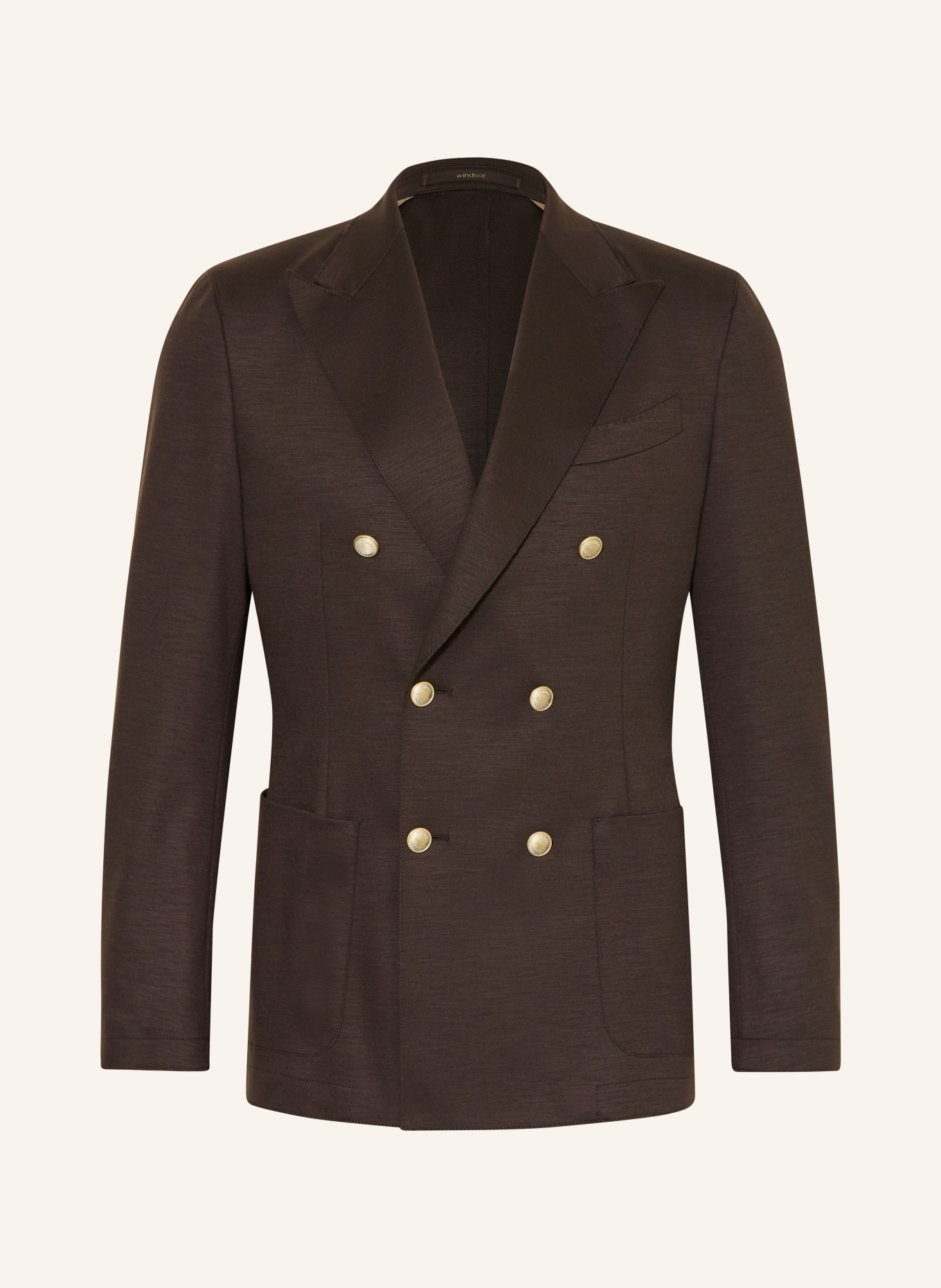 windsor. Marynarka SALINO Extra Slim Fit: CIEMNOBRĄZOWY