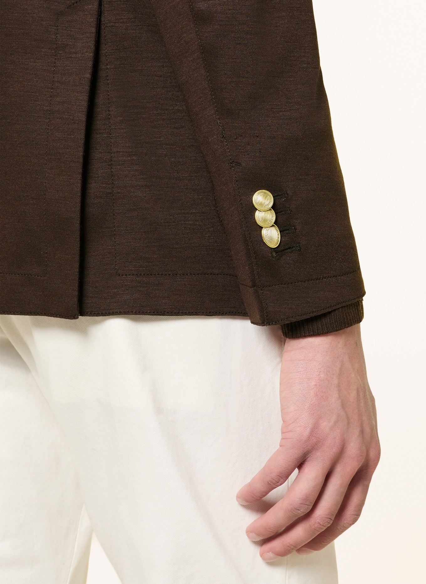 windsor. Marynarka SALINO Extra Slim Fit: CIEMNOBRĄZOWY