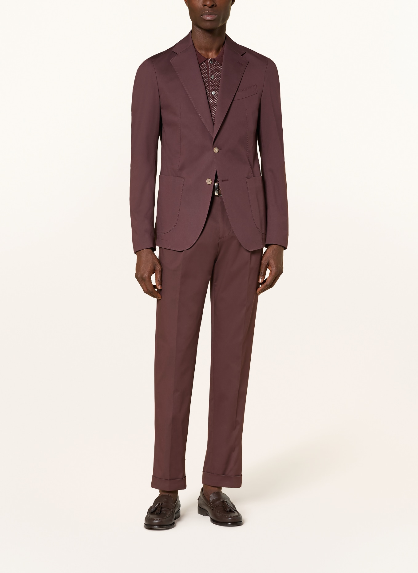 windsor. Suit pants, extra slim fit: 605 Dark Red 605