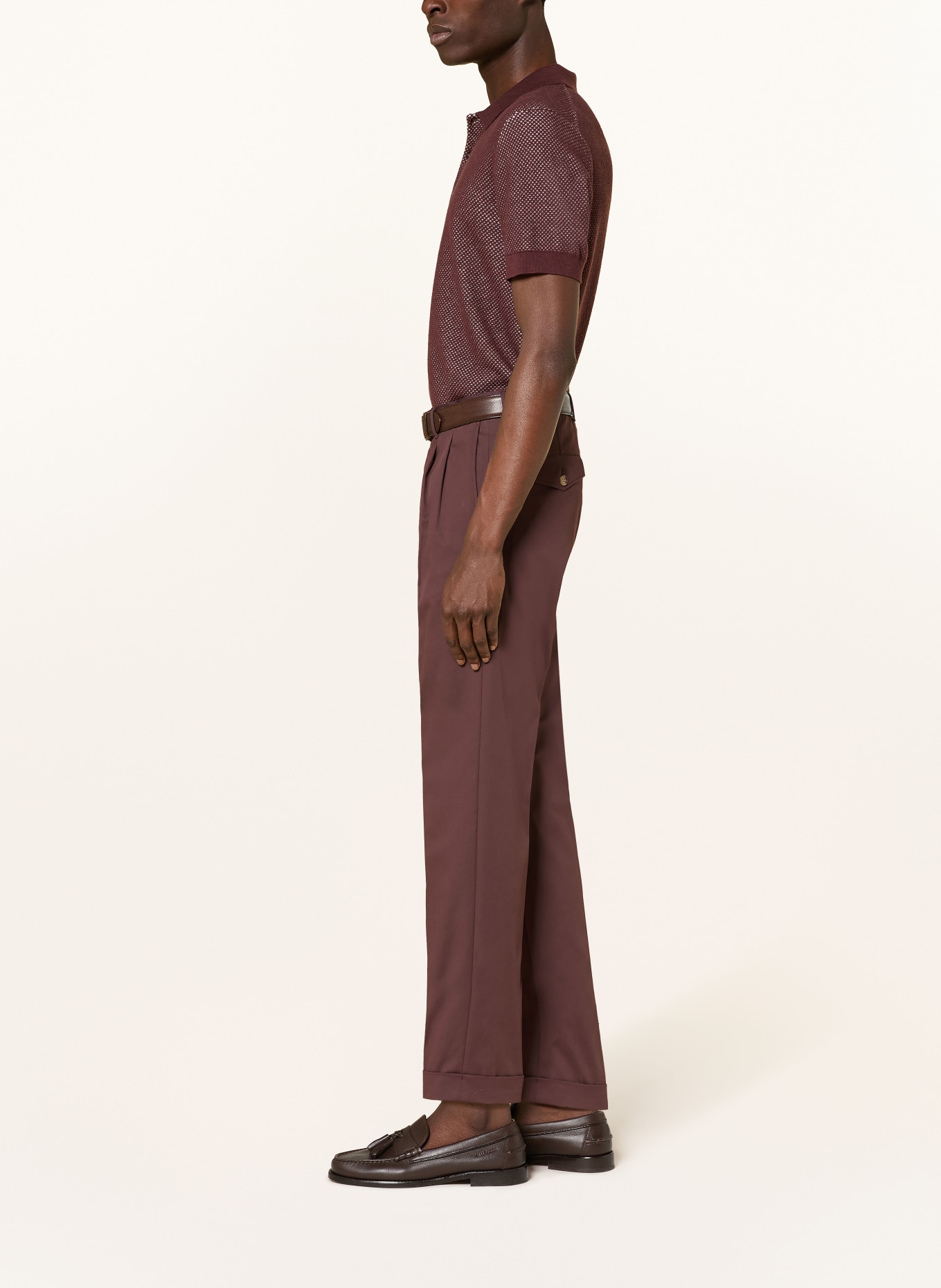 windsor. Suit pants, extra slim fit: 605 Dark Red 605