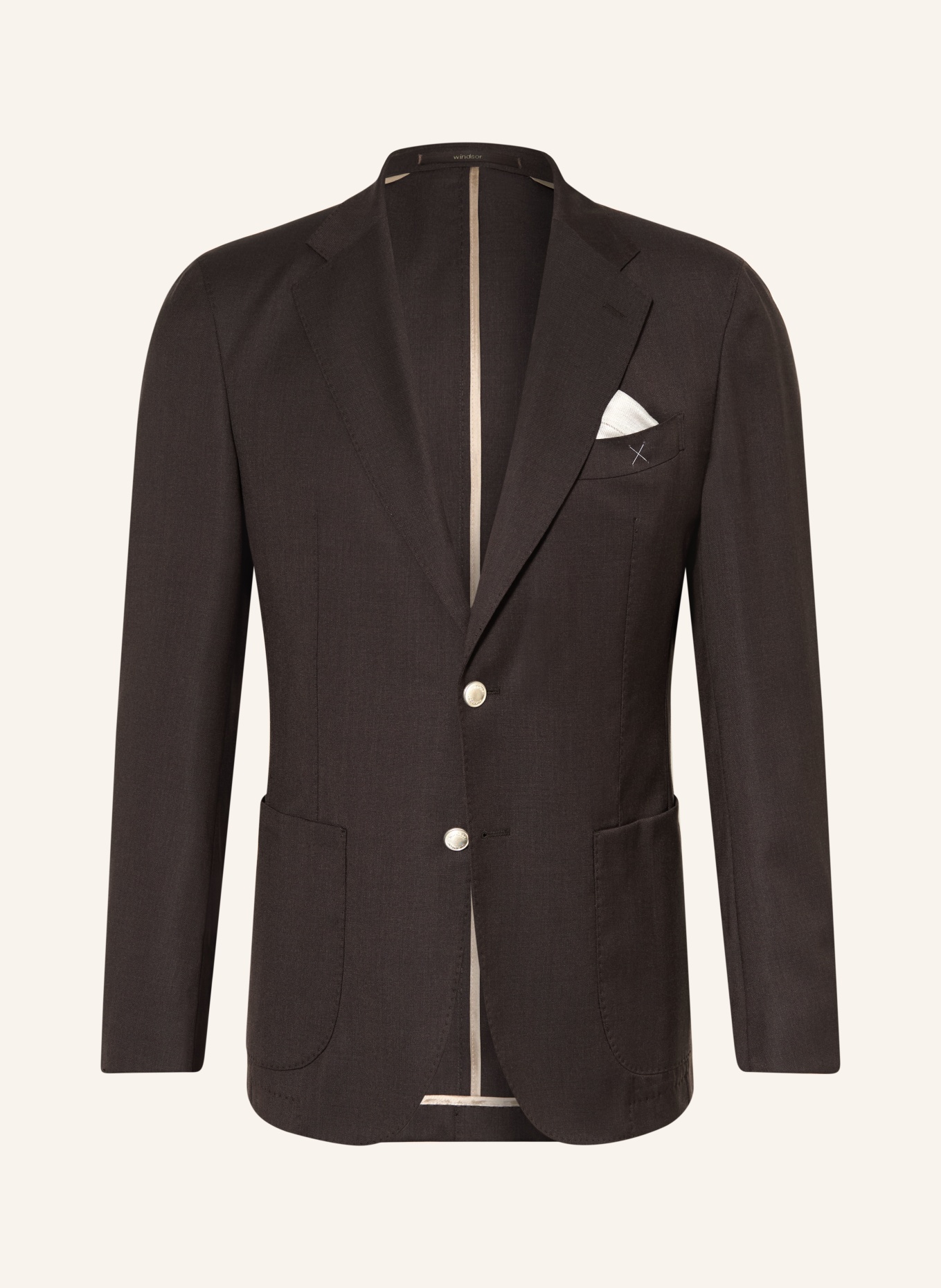 windsor. Marynarka GIORNOS Shaped Fit: 202 Dark Brown 202