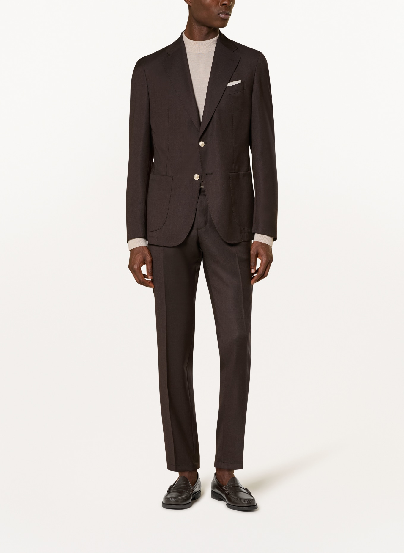 windsor. Marynarka GIORNOS Shaped Fit: 202 Dark Brown 202