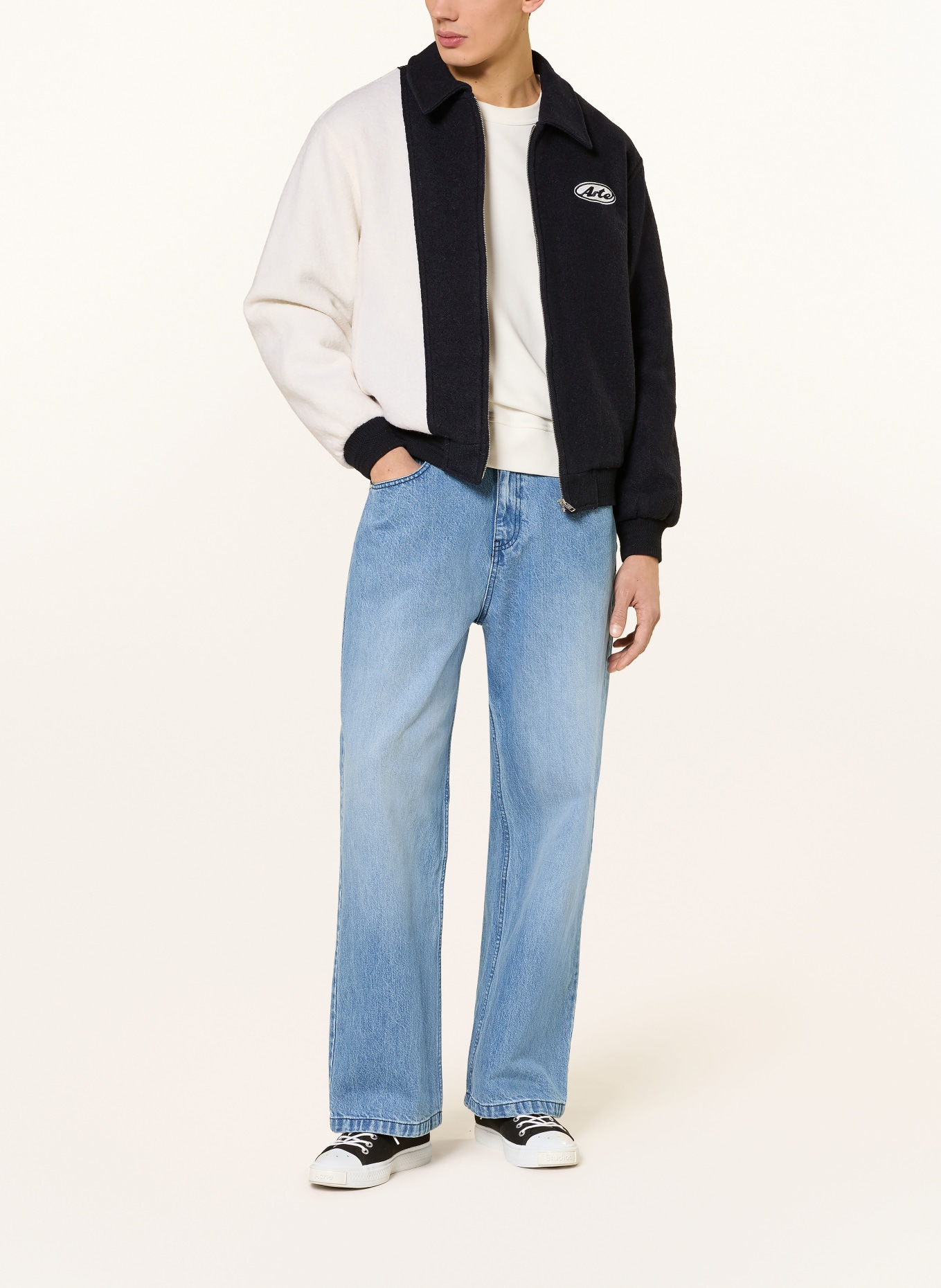 Arte Antwerp Regular Fit Jeans: 488 DENIM BLEACH