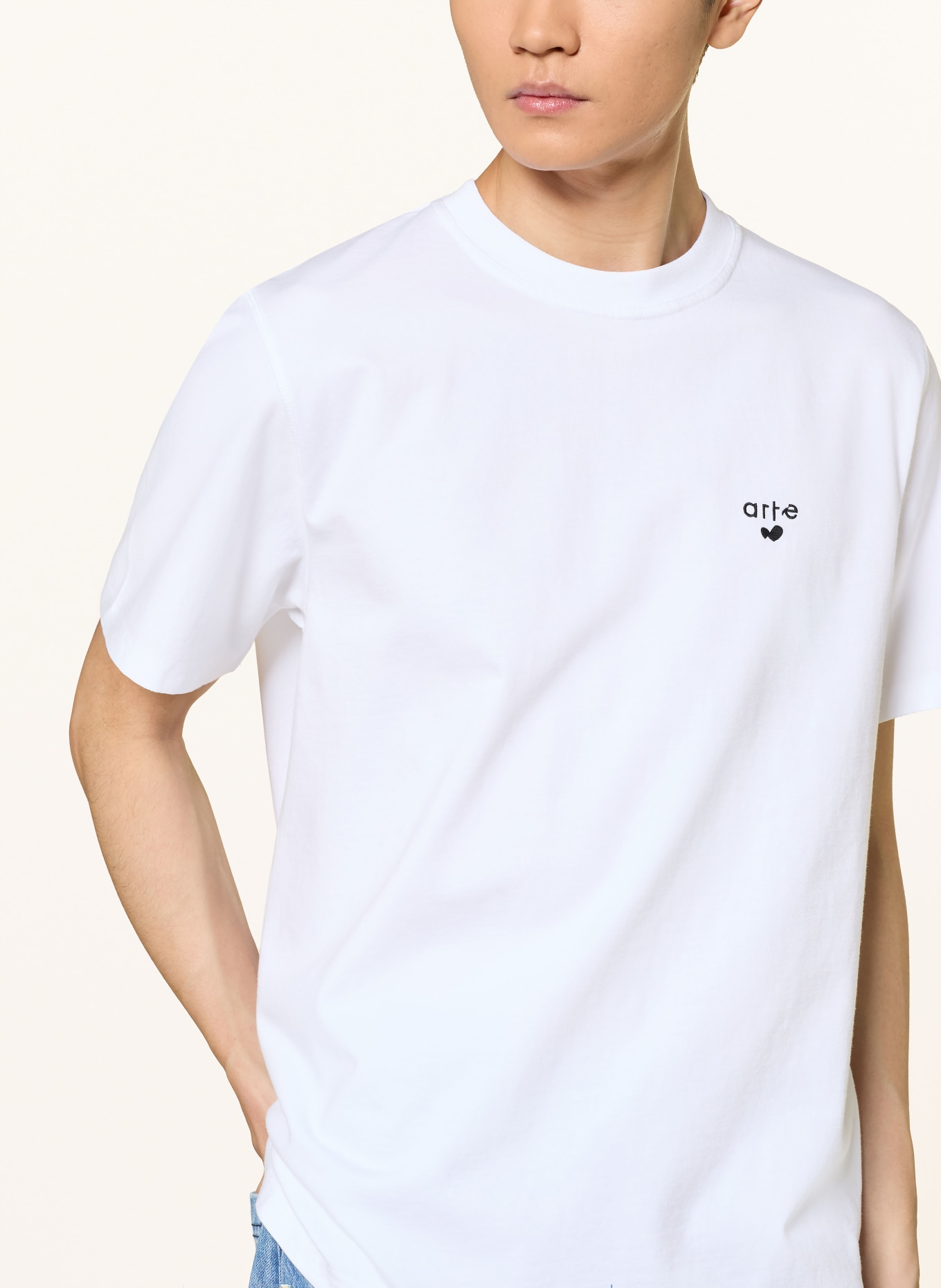 Arte Antwerp T-shirt: WHITE / BLACK