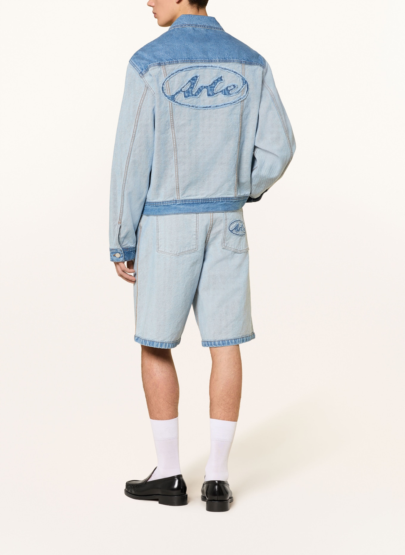 Arte Antwerp denim shorts: 488 DENIM BLEACH