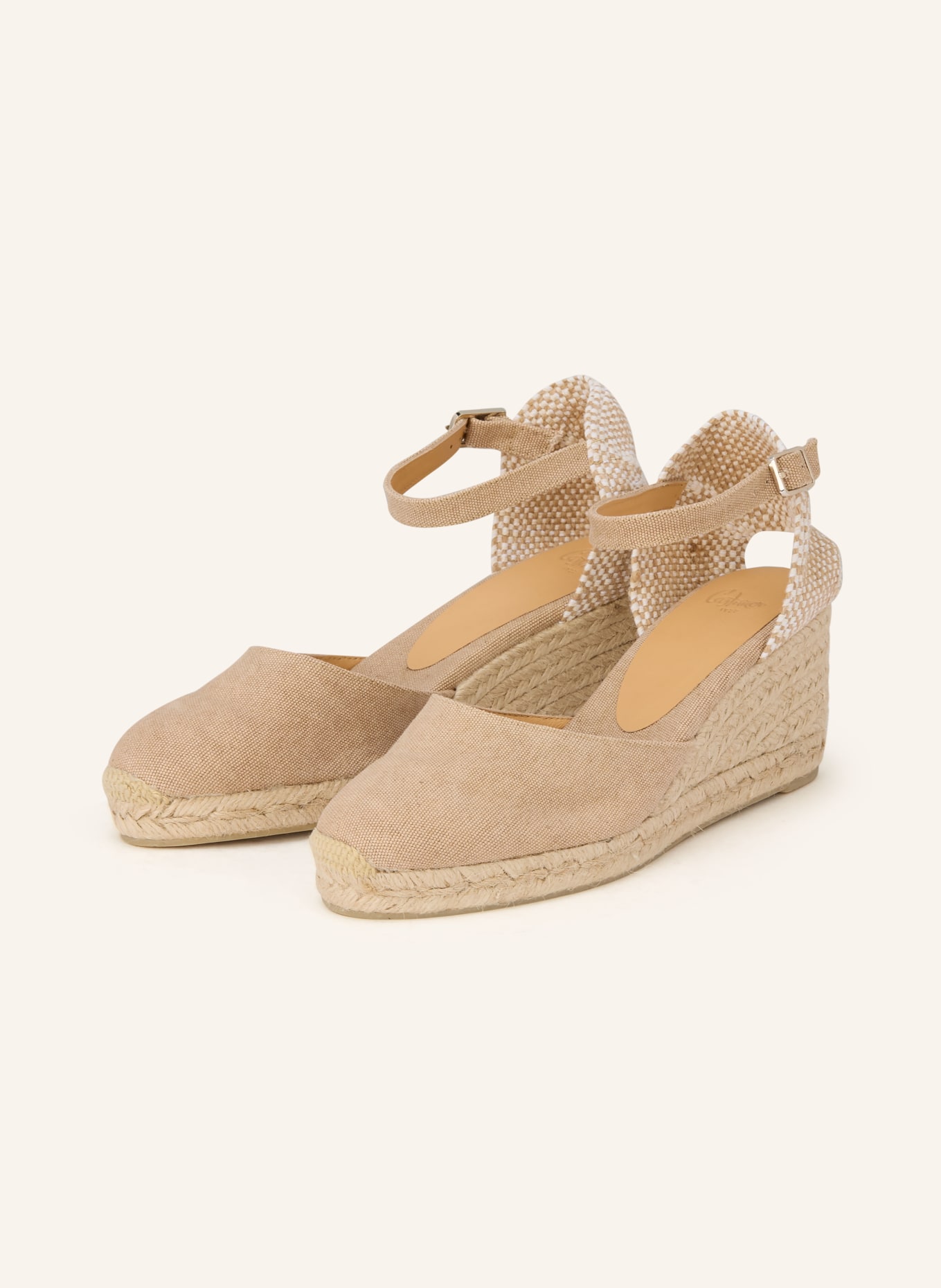 Castaner Wedges CAROL: BEIGE