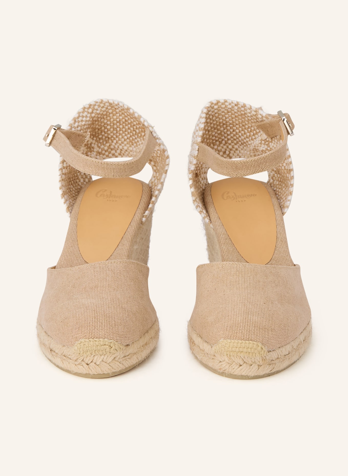 Castaner Wedges CAROL: BEIGE
