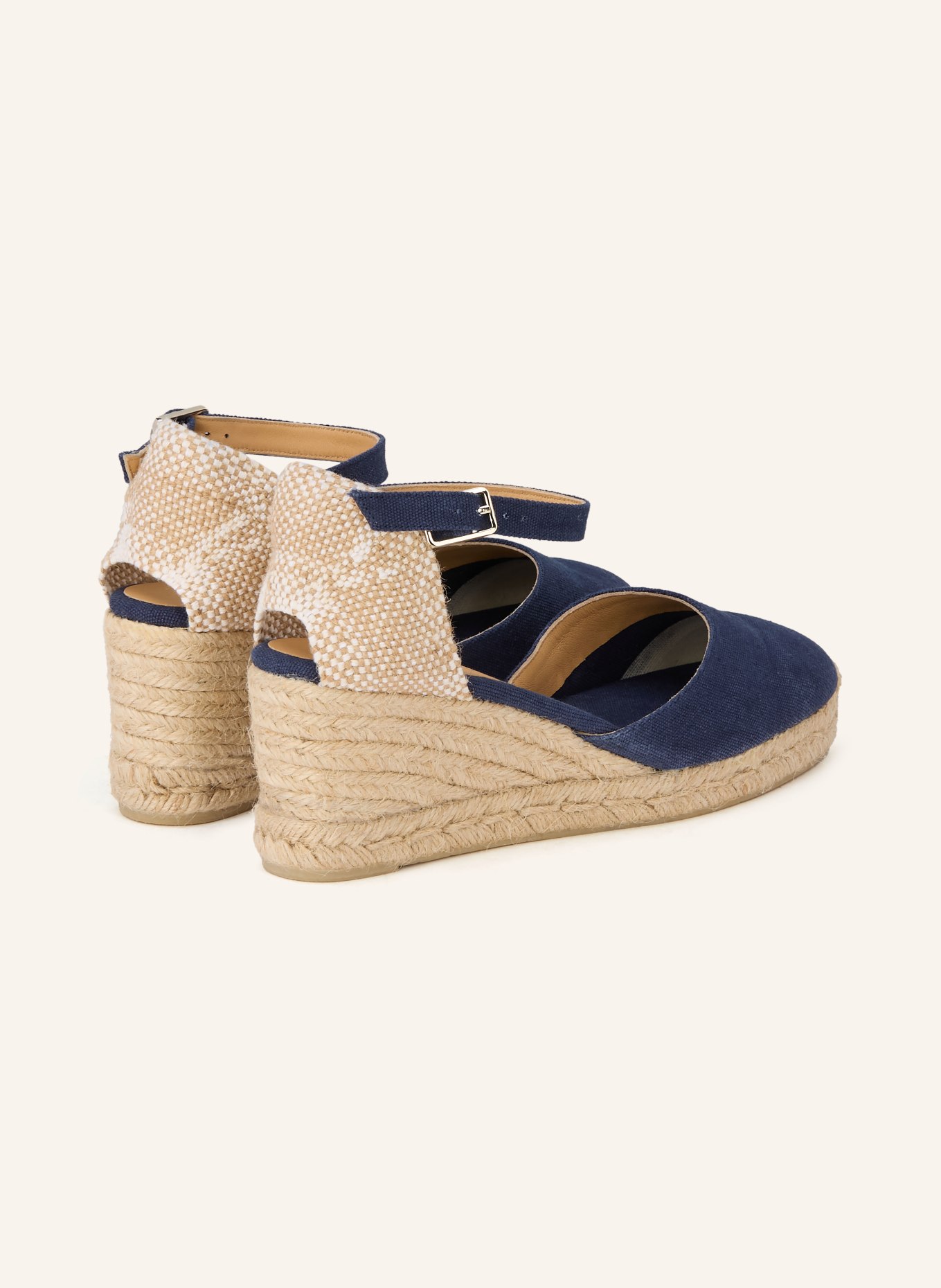 Castaner Wedges CAROL: DUNKELBLAU / BEIGE