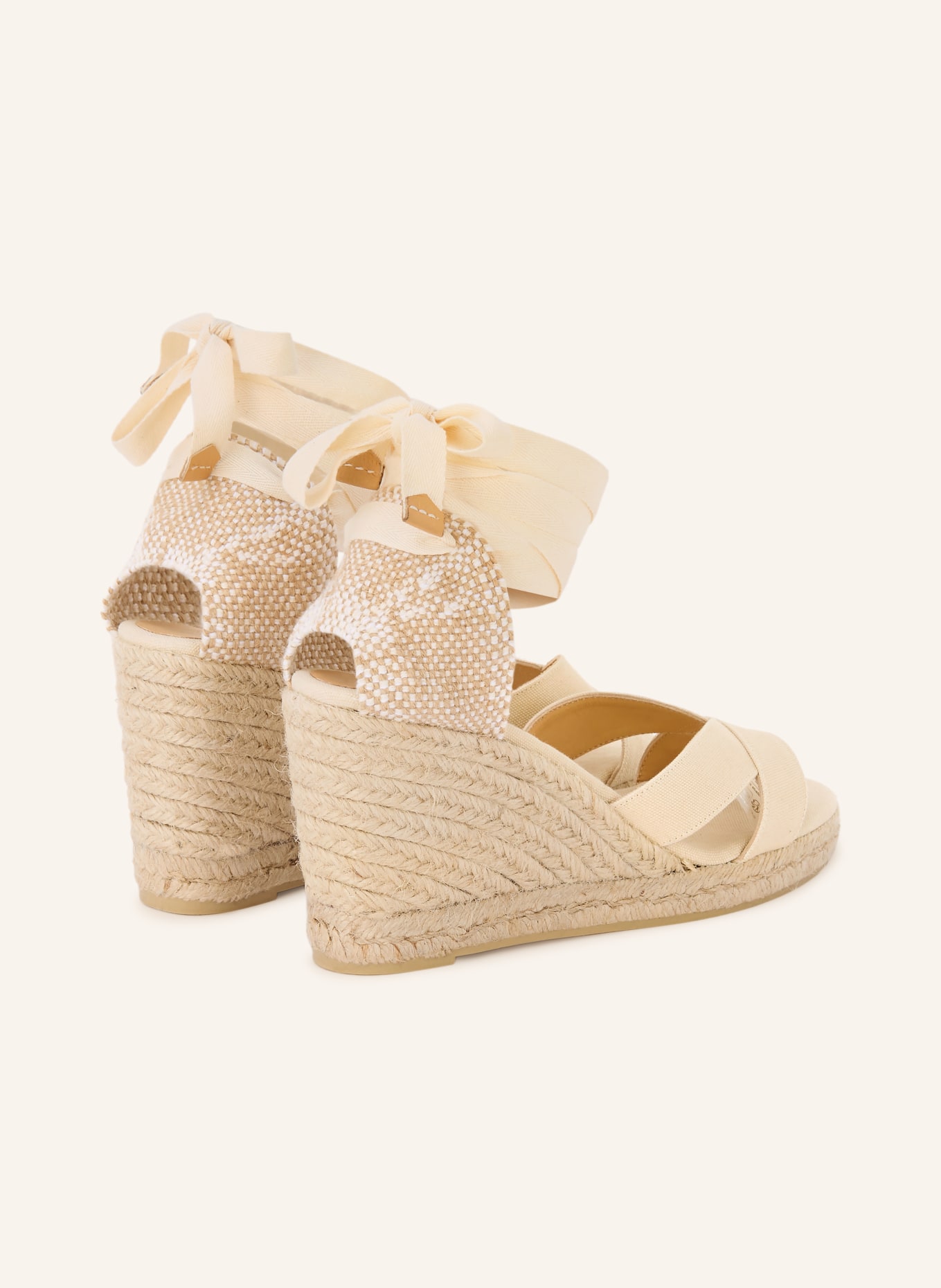 Castaner Wedges BAILEY: BEIGE / CRÈME