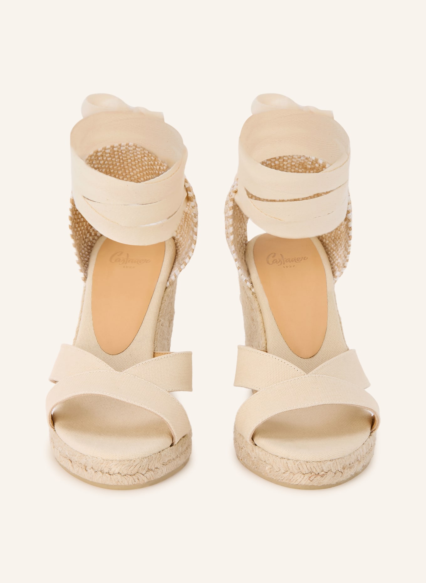 Castaner Wedges BAILEY: BEIGE / CRÈME
