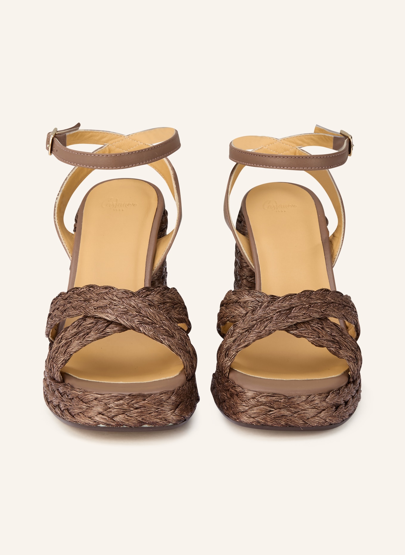 Castaner VALLERIETTE sandals: DARK BROWN