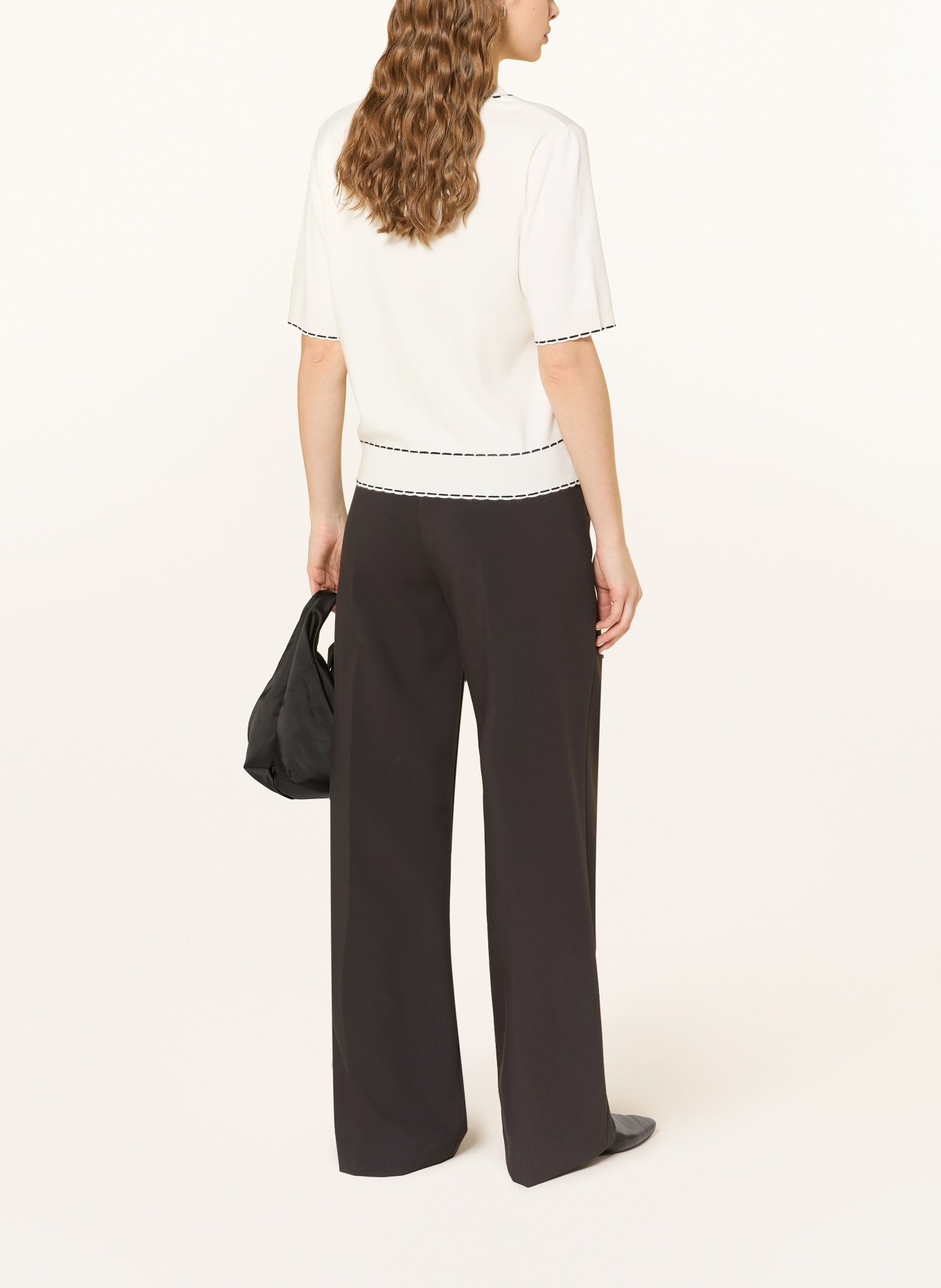 MORE & MORE svetr: KRÉMOVÁ / ČERNÁ