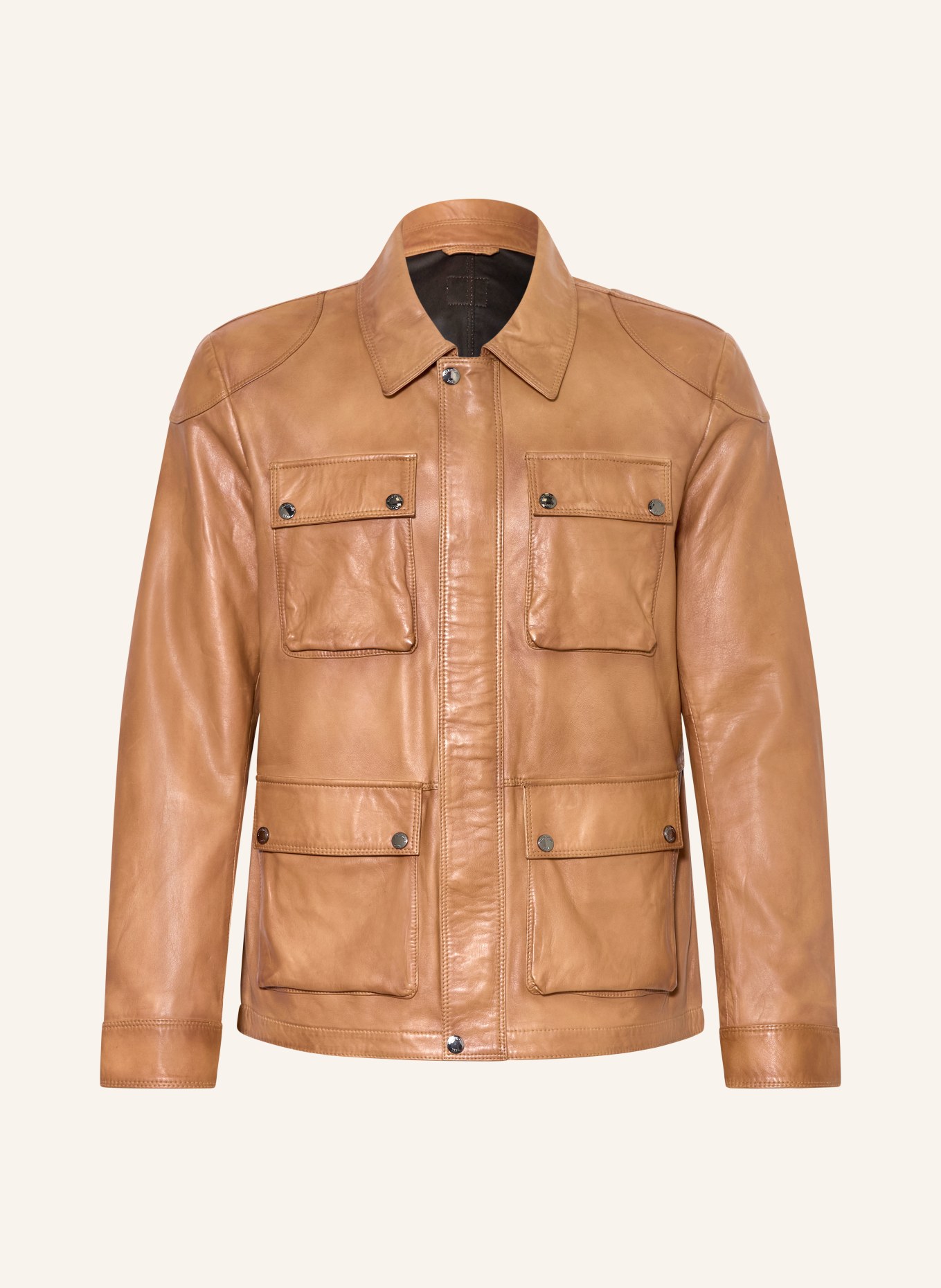 MILESTONE Kožená bunda MSALEXIS: KOŇAKOVÁ