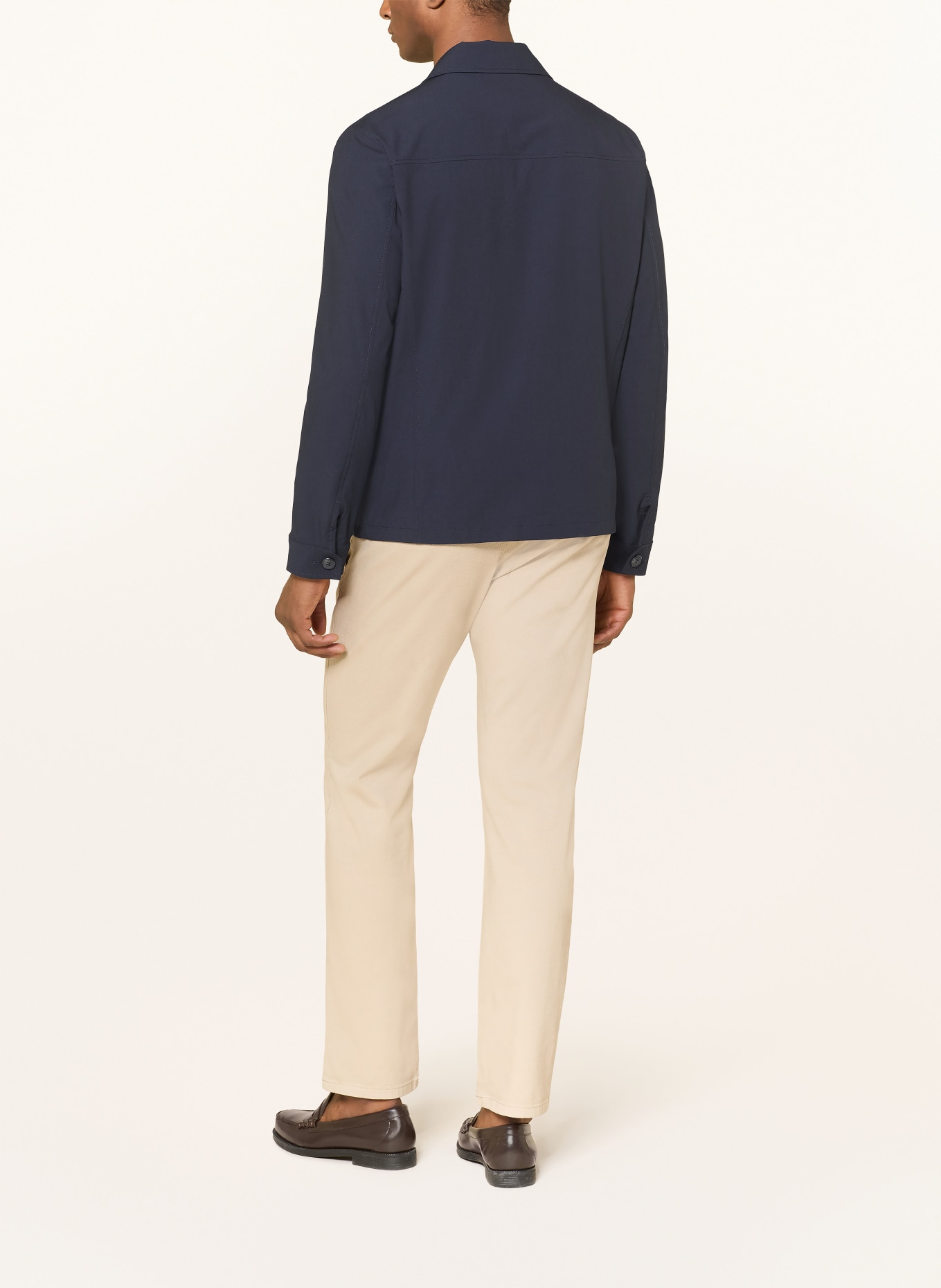 MILESTONE Overshirt MSTRENTON: DUNKELBLAU