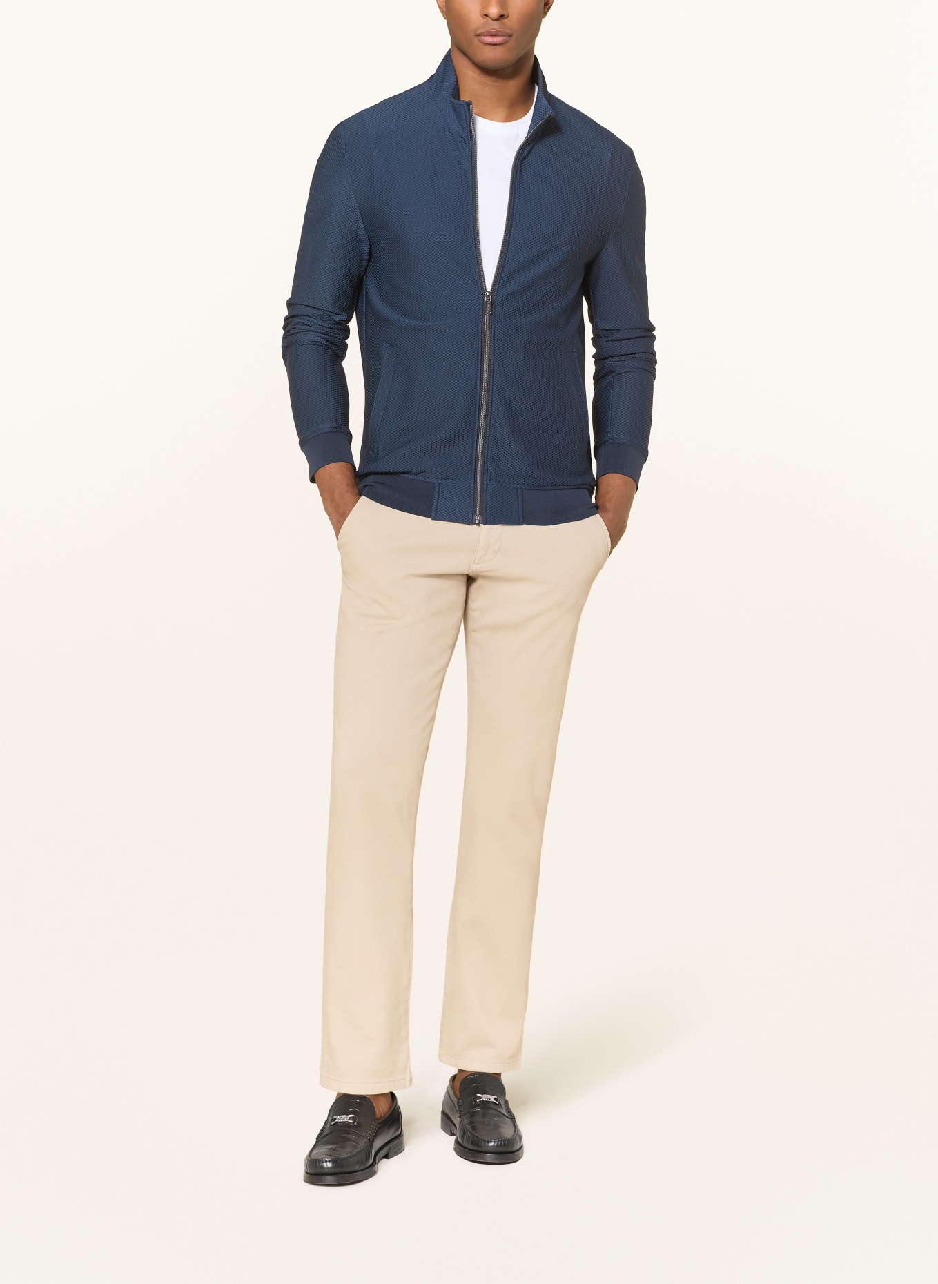 MILESTONE Mesh jacket MSALVARO: DARK BLUE