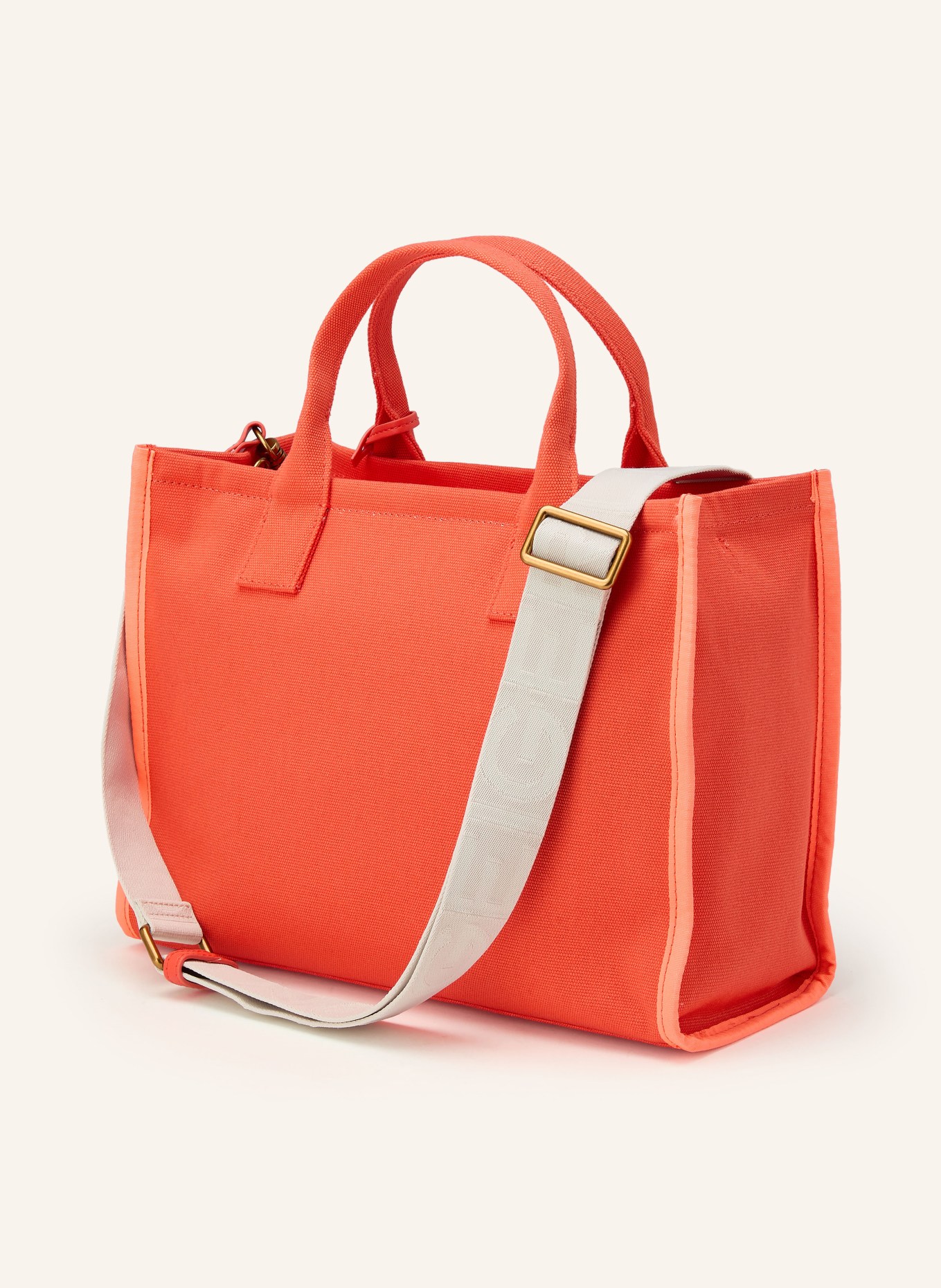 KURT GEIGER KENSINGTON handbag: ORANGE / BEIGE