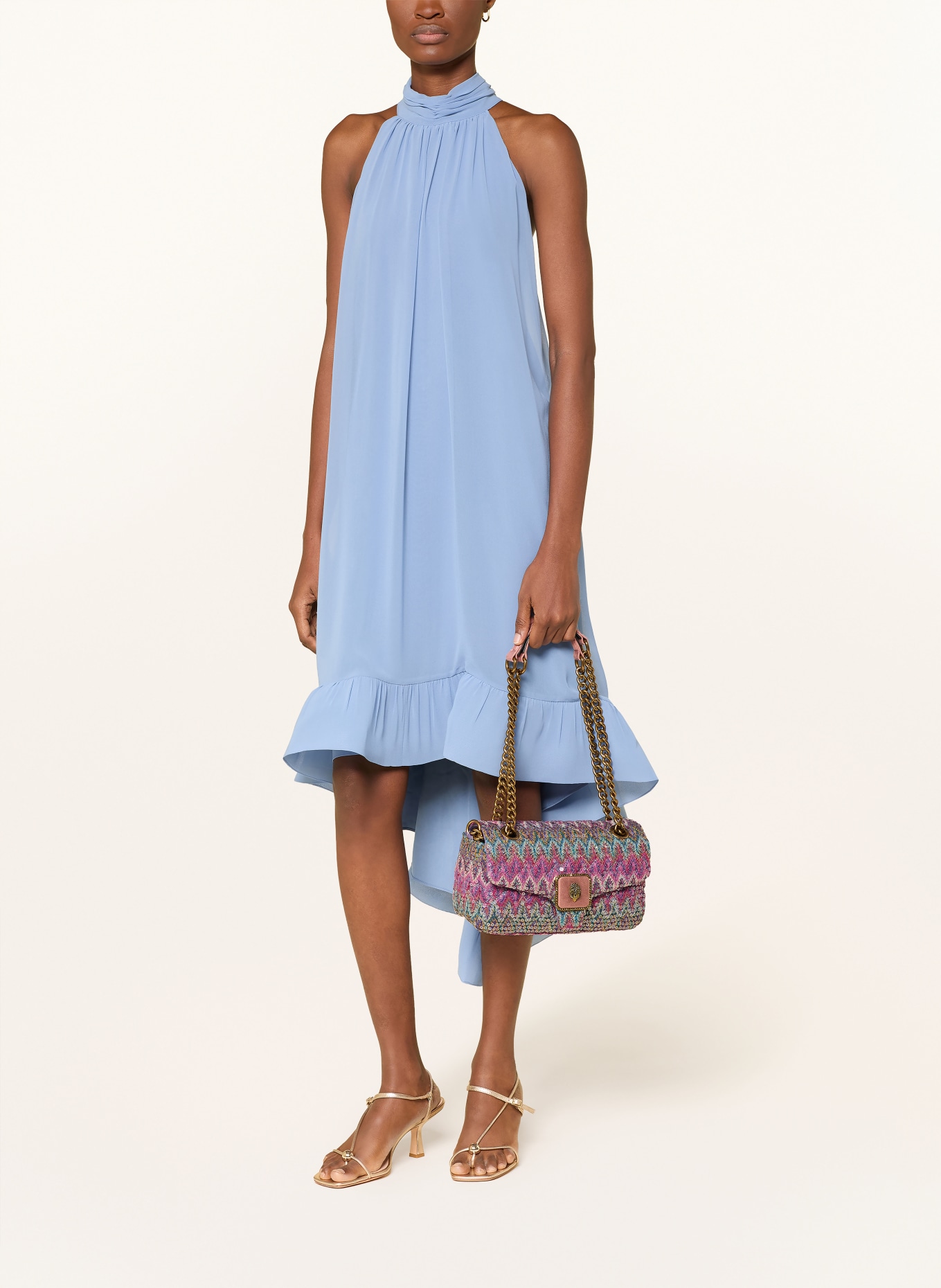 KURT GEIGER Sac à bandoulière PIMLICO avec paillettes: ROSE FUCHSIA / LILAS / TURQUOISE