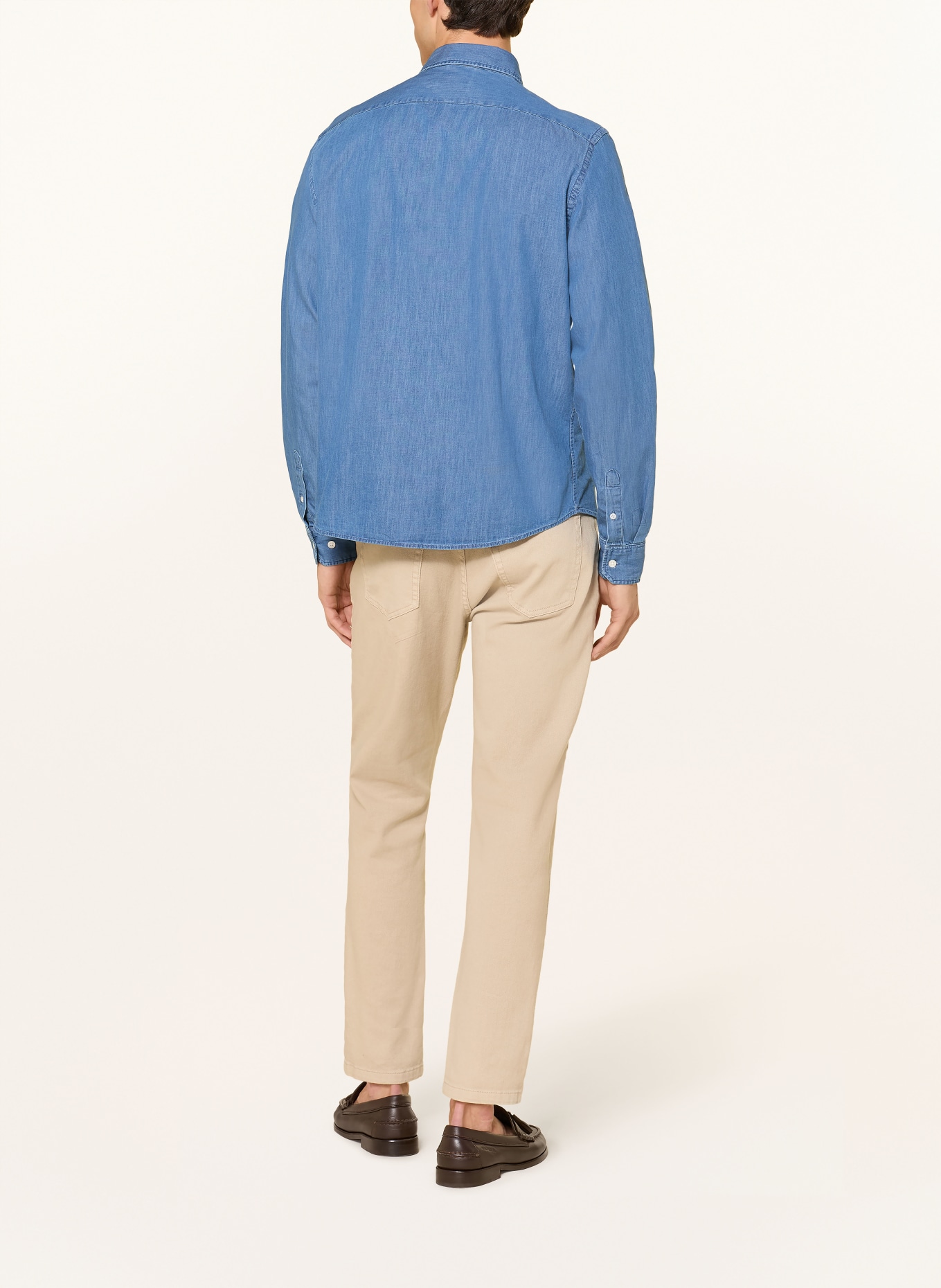 MAERZ MUENCHEN Jeanshemd Comfort Fit: BLAU