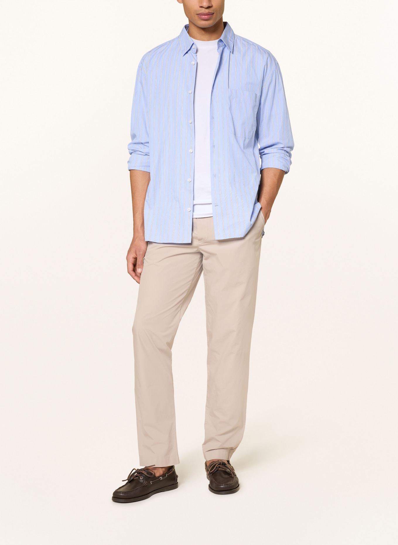 MAERZ MUENCHEN Chino Extra Slim Fit: BÉŽOVÁ