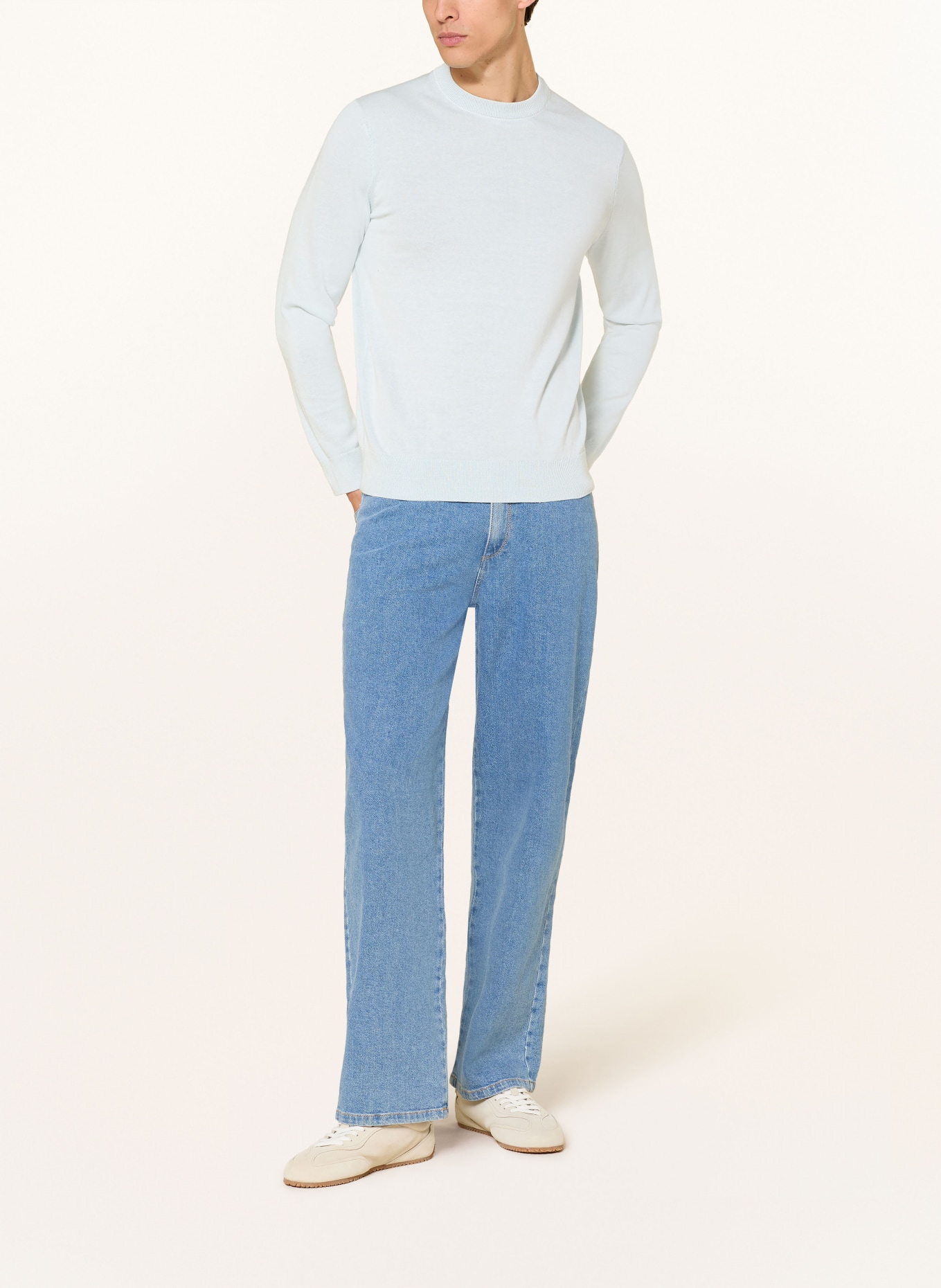 MAERZ MUENCHEN sweater: LIGHT BLUE