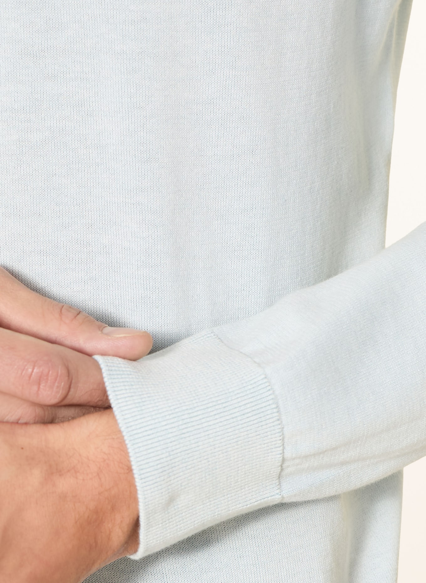 MAERZ MUENCHEN sweater: LIGHT BLUE