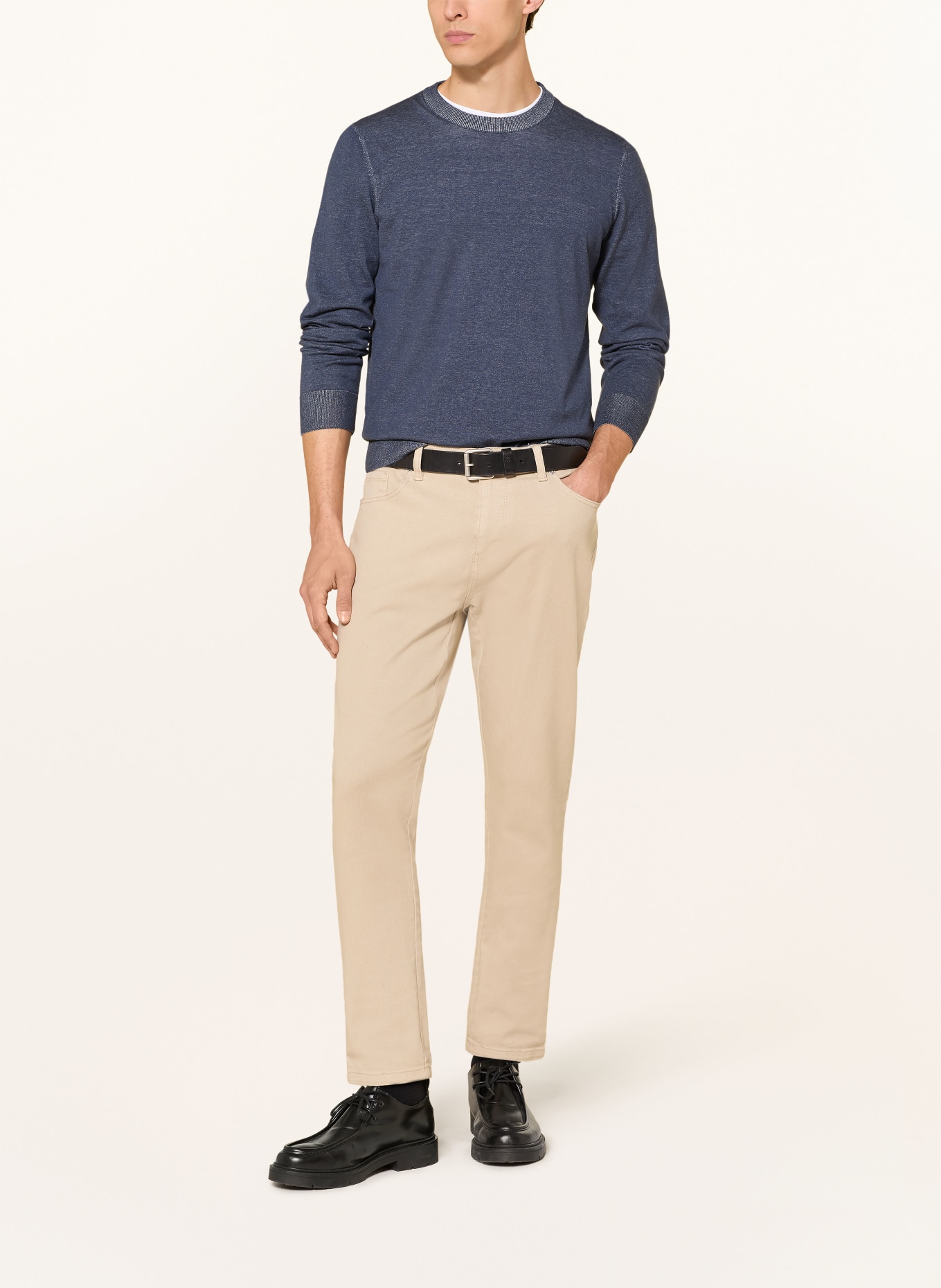 MAERZ MUENCHEN sweater: DARK BLUE