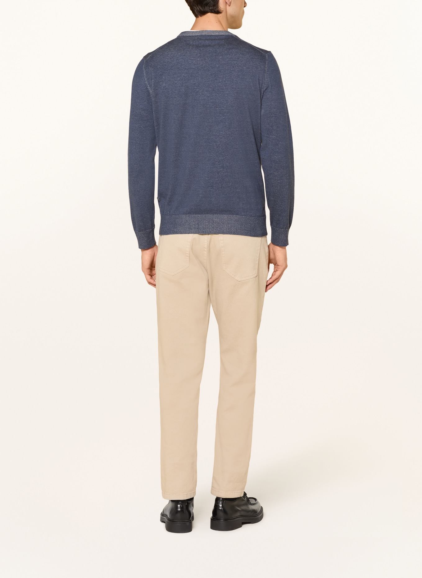 MAERZ MUENCHEN sweater: DARK BLUE