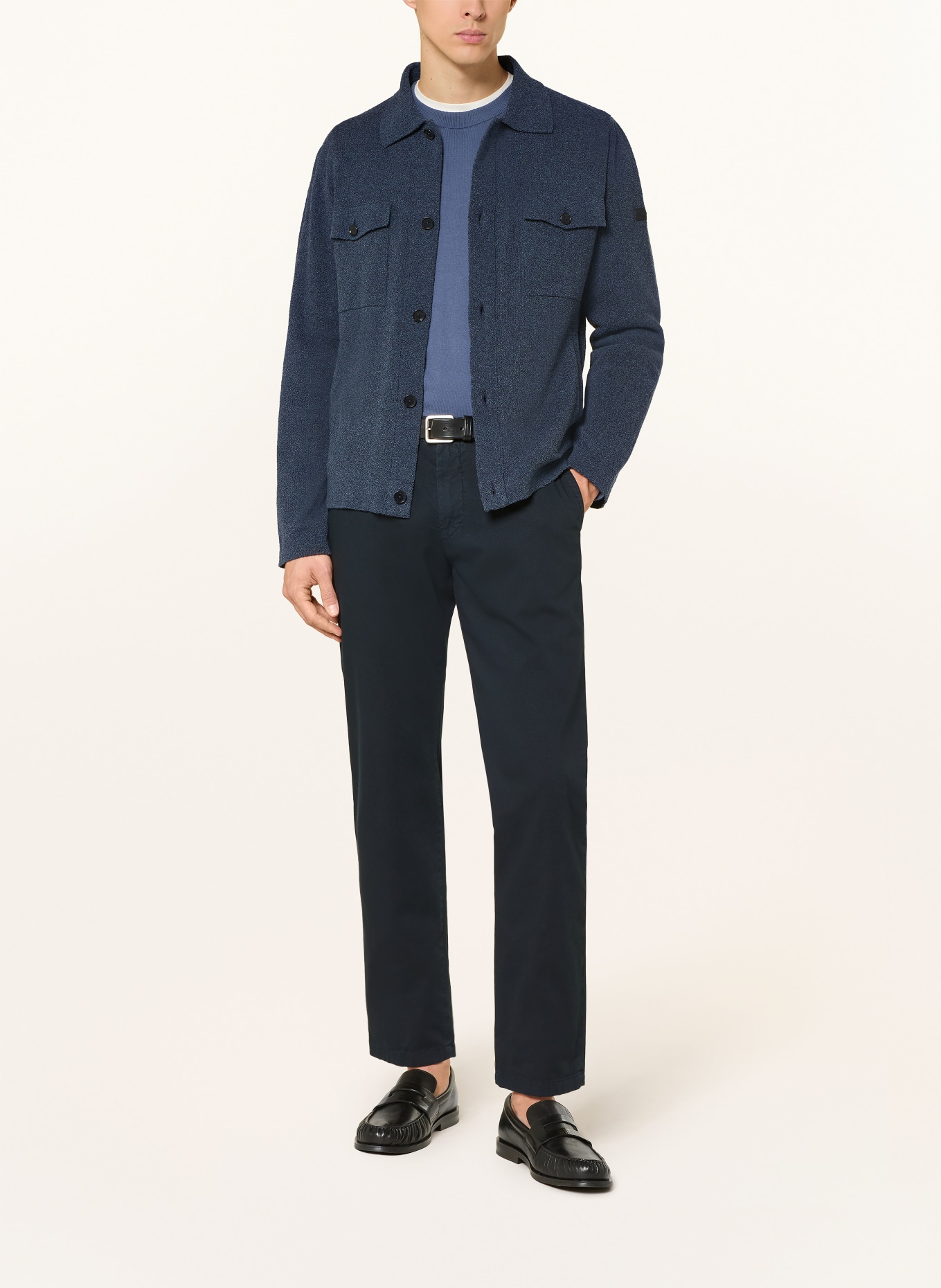 MAERZ MUENCHEN svetr: TMAVĚ MODRÁ