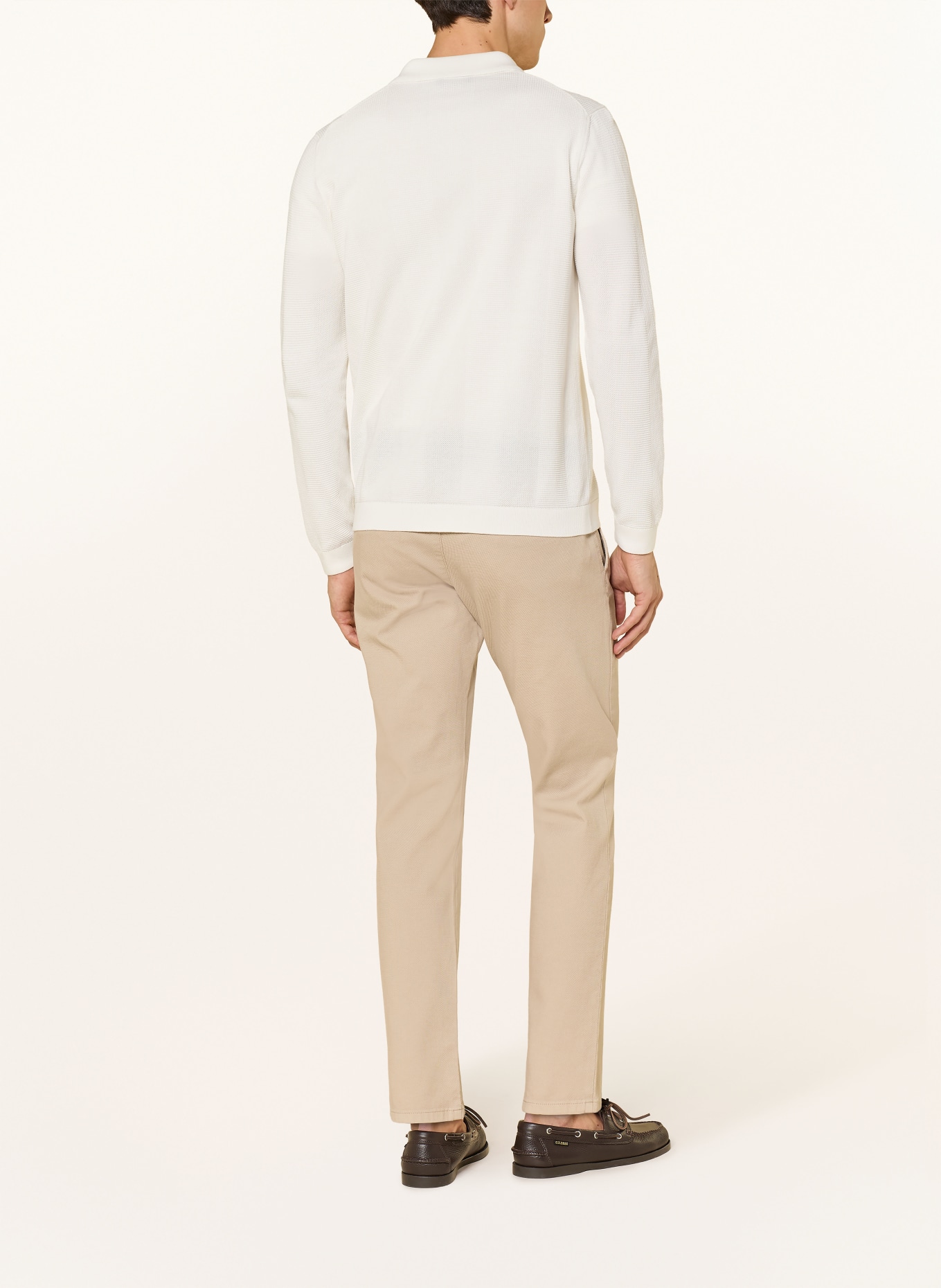 MAERZ MUENCHEN Strickjacke: WEISS