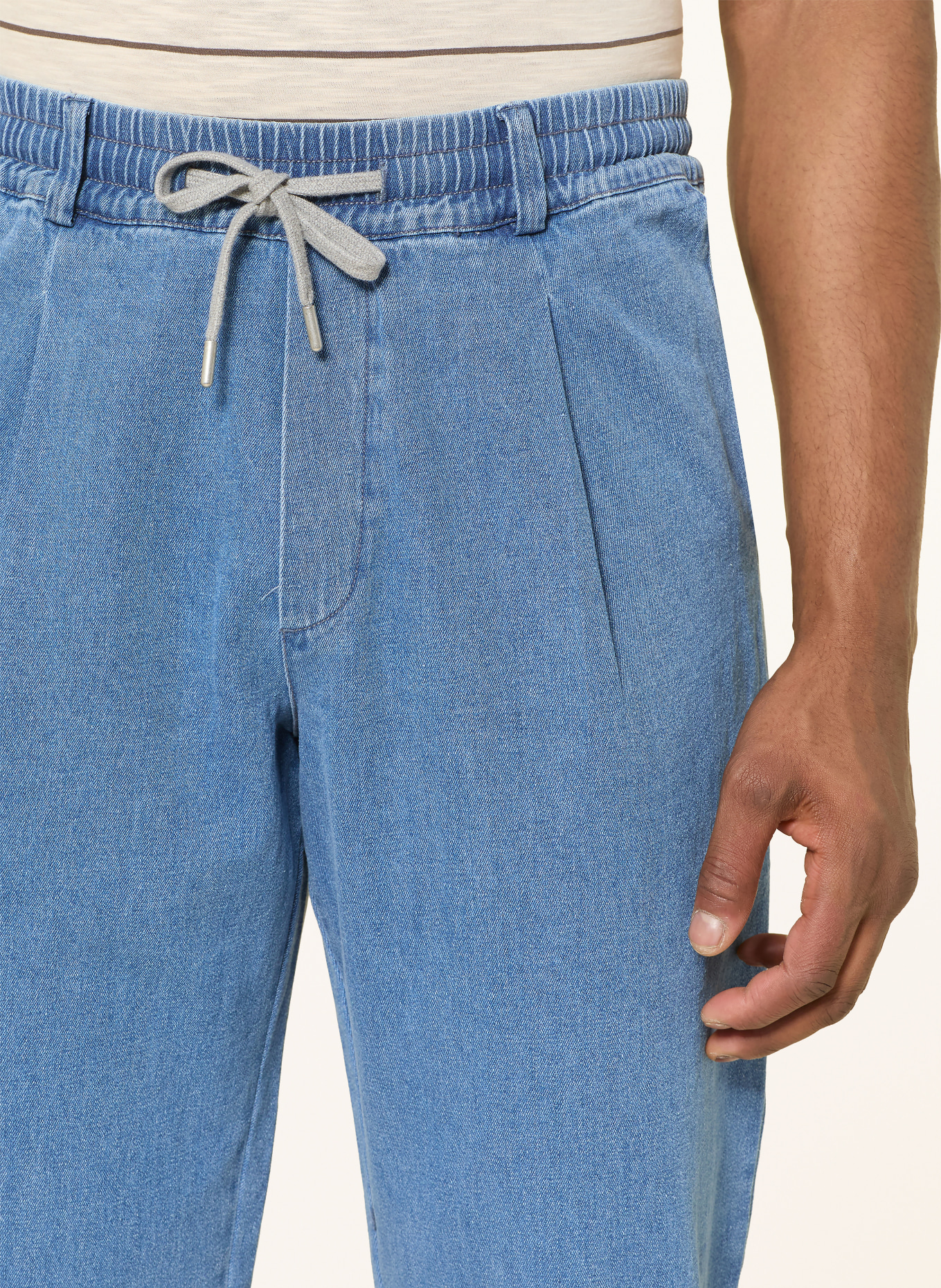 MAERZ MUENCHEN Jeans im Jogging-Stil Slim Fit: 364 DAWN BLUE