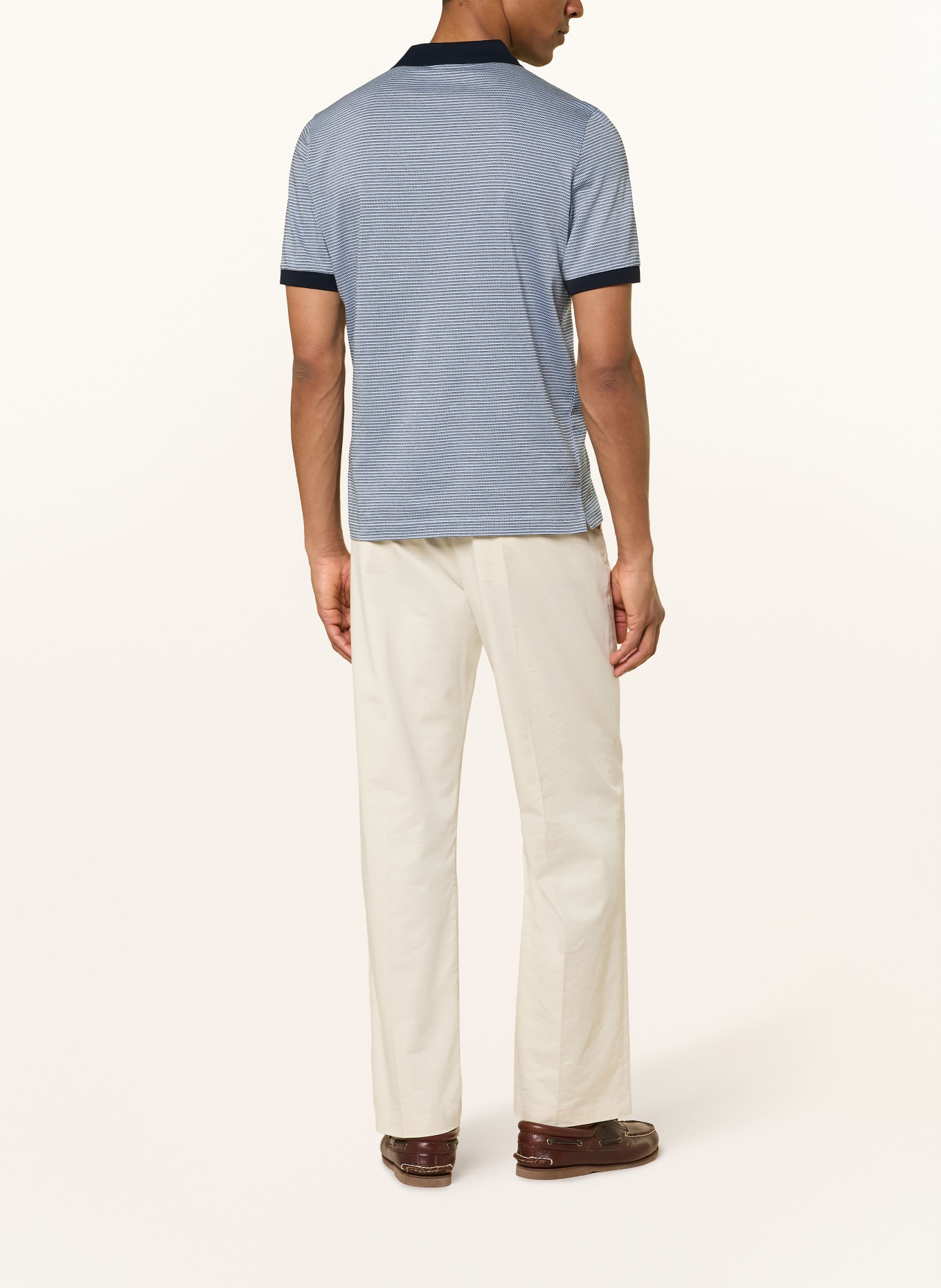 MAERZ MUENCHEN Jerseyové polo tričko: TMAVĚ MODRÁ / TMAVĚ MODRÁ