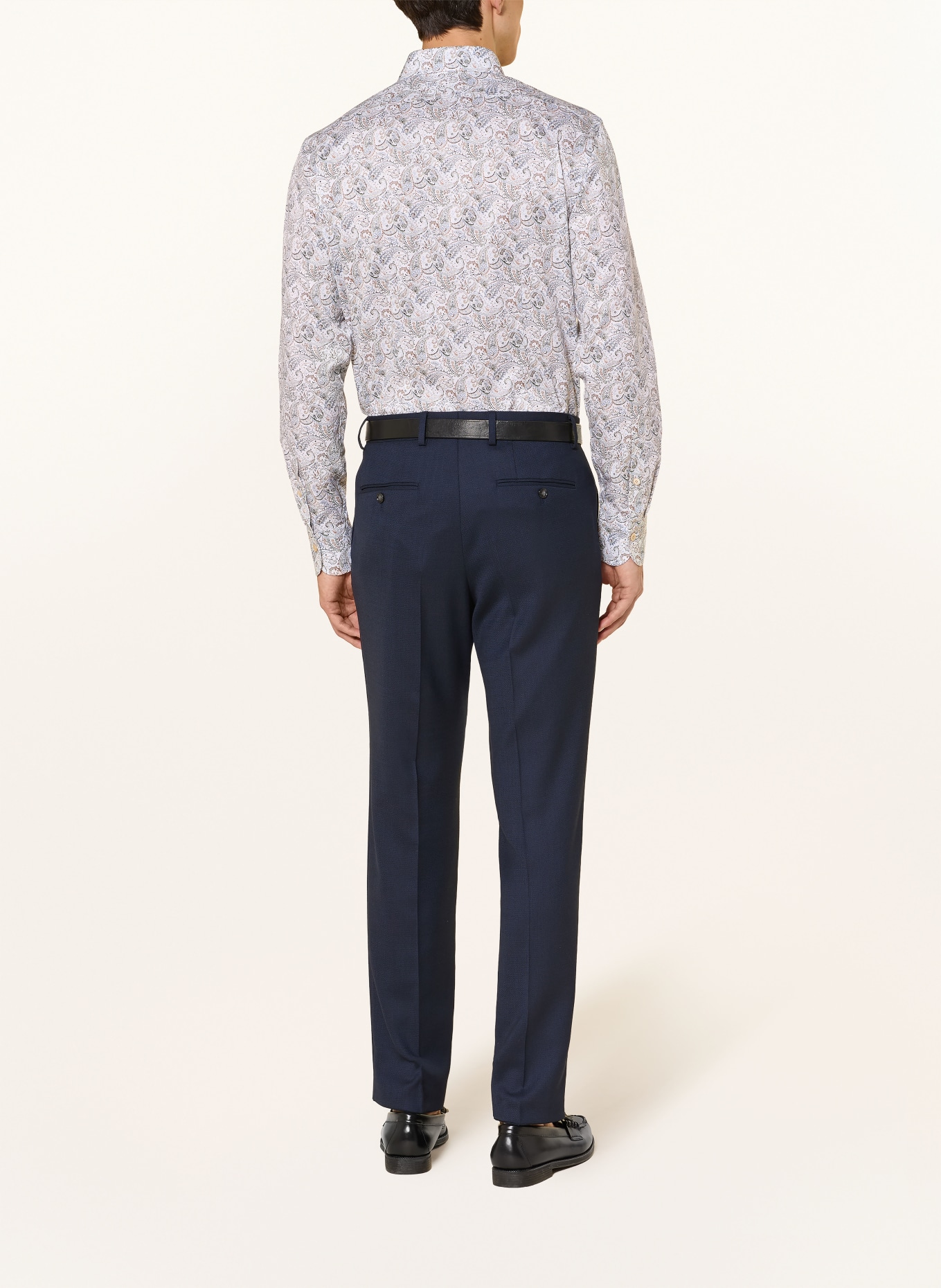 OLYMP SIGNATURE Hemd tailored fit: WEISS / BEIGE / BLAU