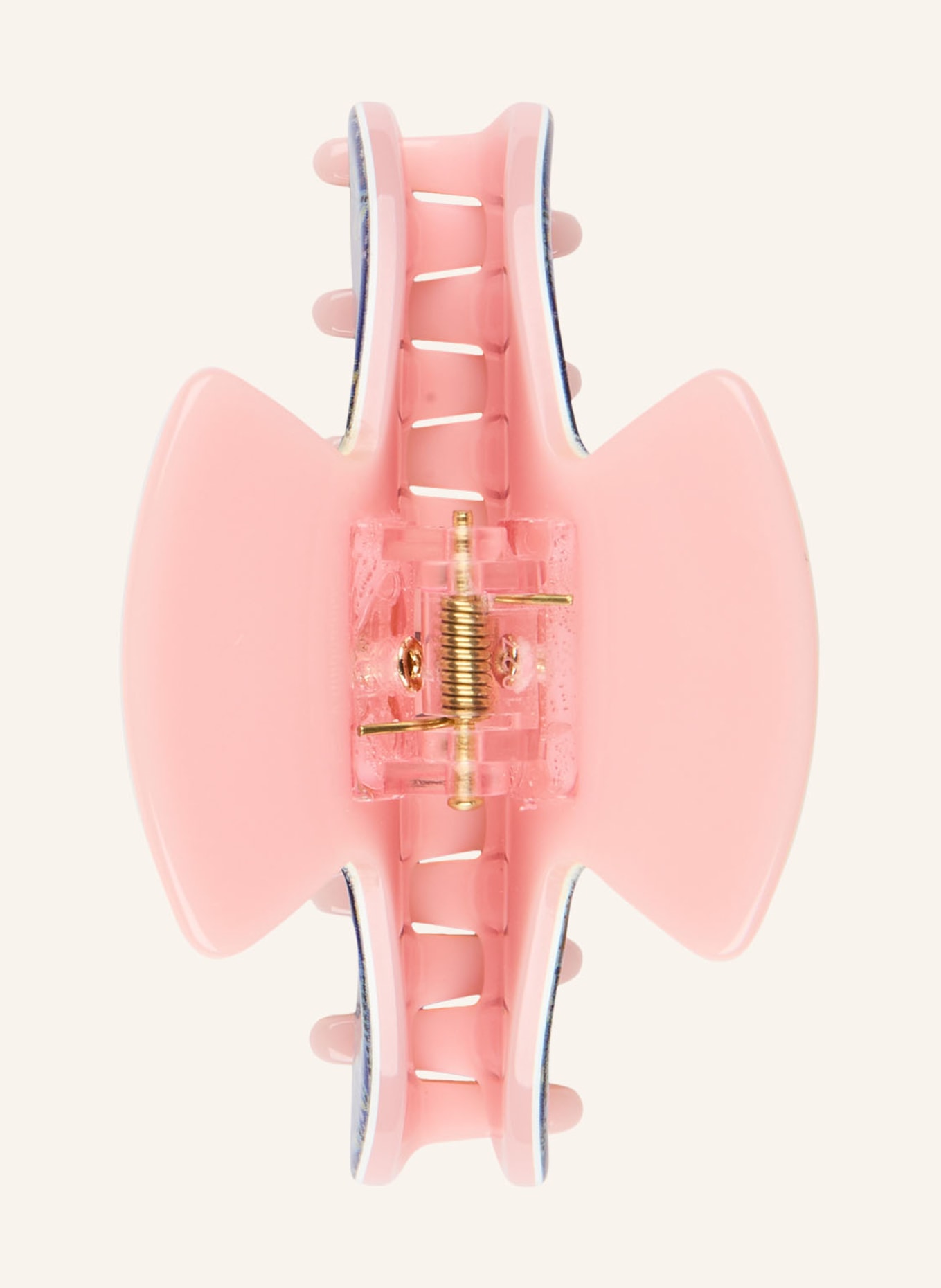 ETRO Haarklammer mit Schmucksteinen: LILA / CREME