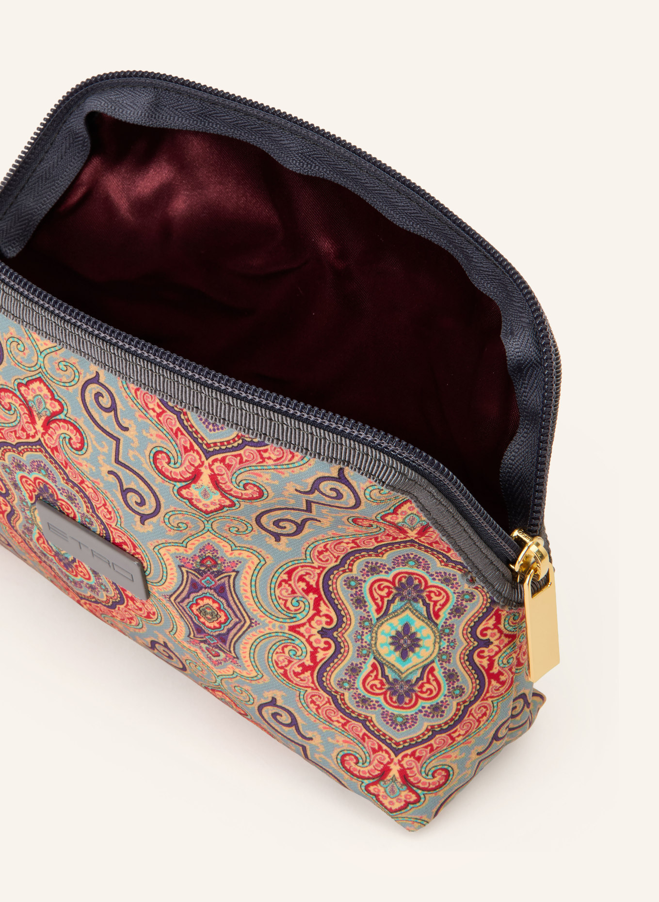 ETRO Kosmetiktasche: TÜRKIS / LILA / ROT