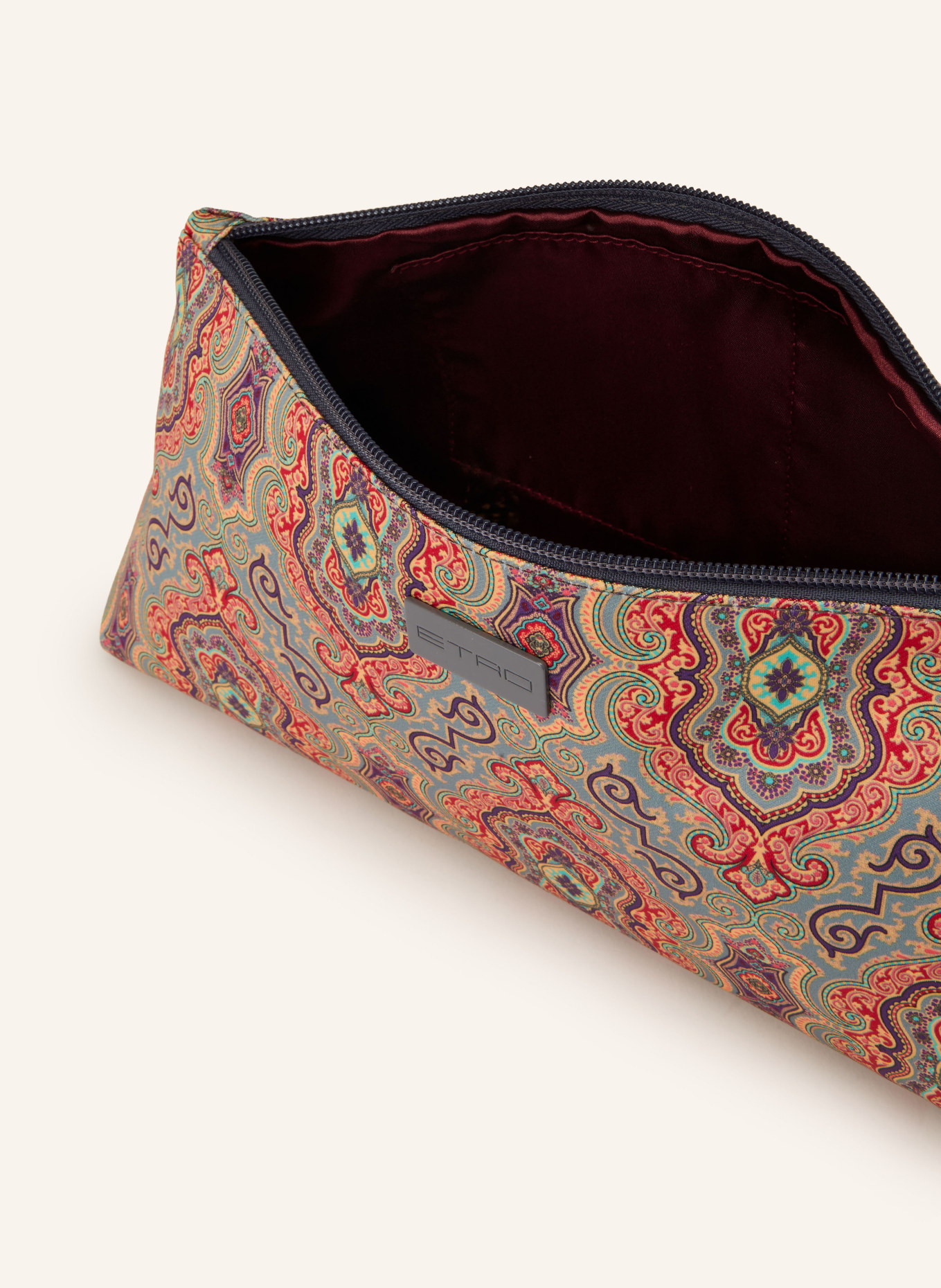 ETRO Kosmetiktasche: TÜRKIS / LILA / ROT