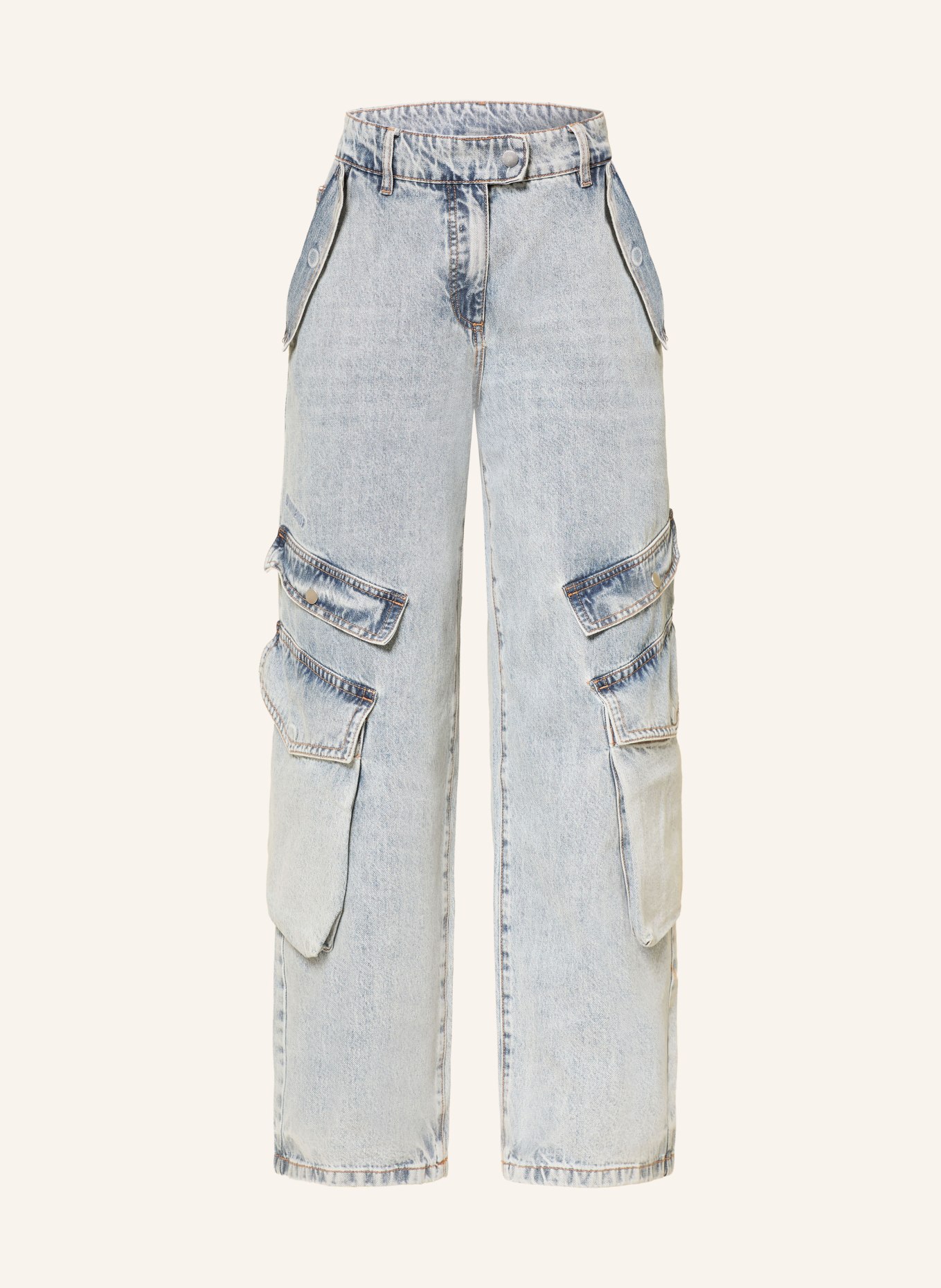 WRSTBHVR Cargo džíny BLAKE: 5014 FADED BLUE