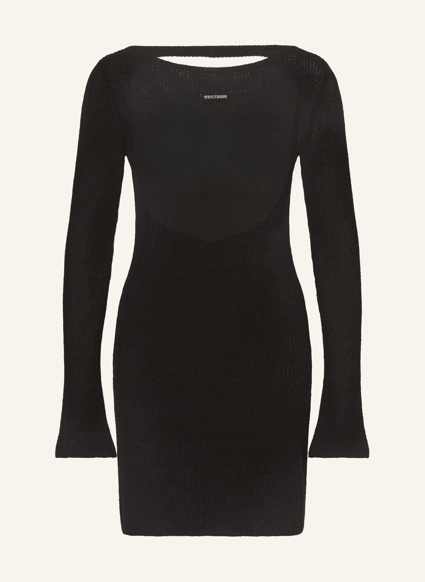 WRSTBHVR Strickkleid GRETA: SCHWARZ