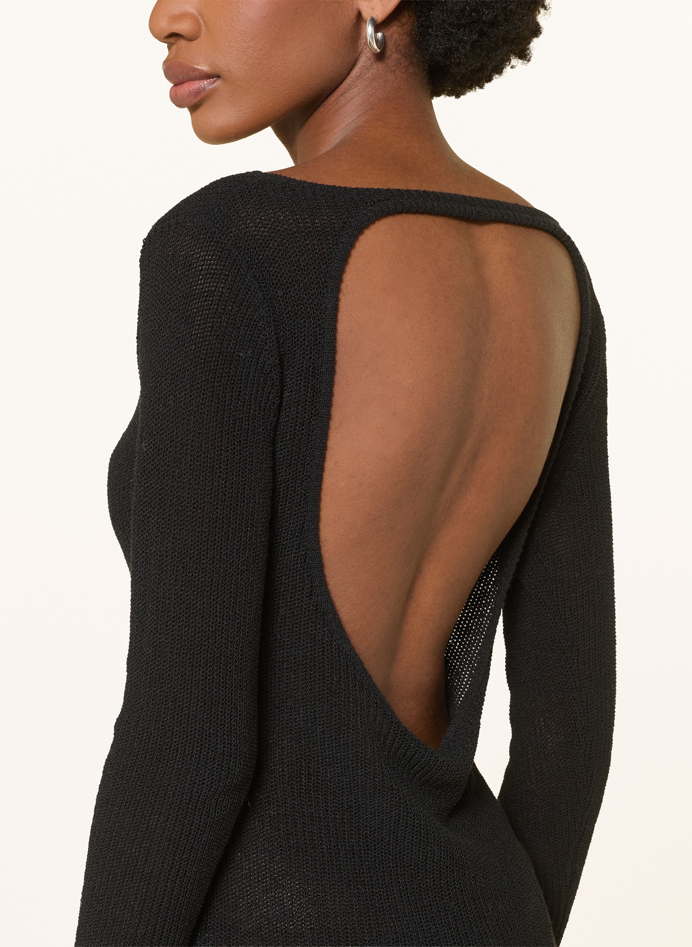 WRSTBHVR Strickkleid GRETA: SCHWARZ