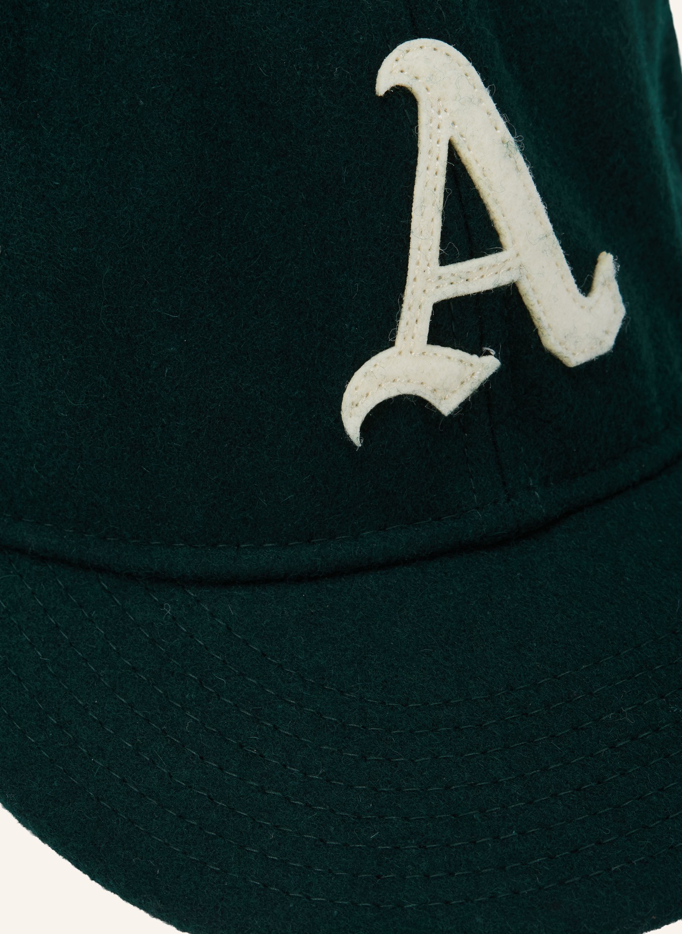 NEW ERA Čepice ATHLETICS MLB HERITAGE RETRO CROWN: TMAVĚ ZELENÁ / REŽNÁ
