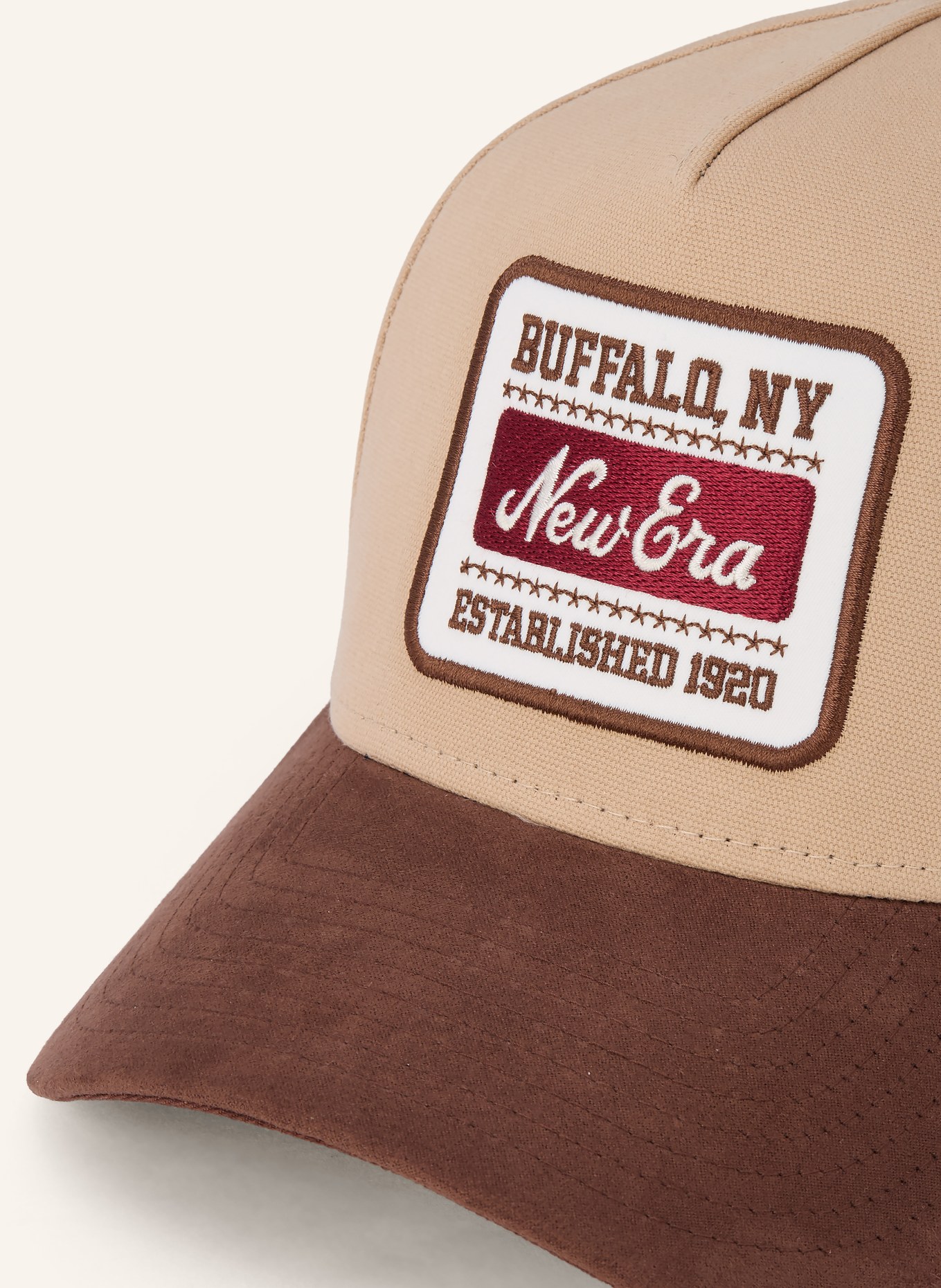 NEW ERA cap: LIGHT BROWN / BROWN