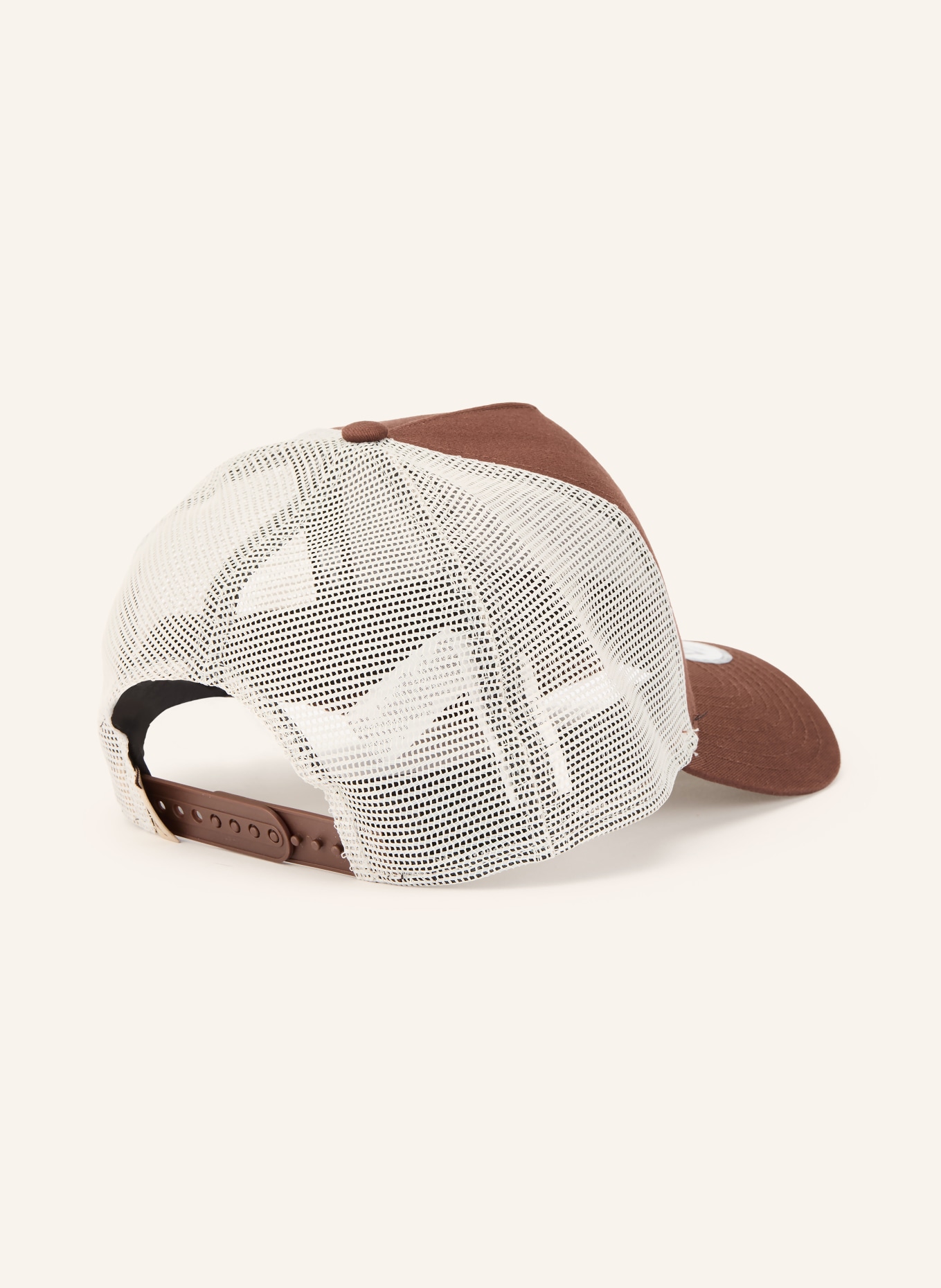 NEW ERA Czapka 9FORTY® A-FRAME: CIEMNOBRĄZOWY / ECRU / GRANATOWY