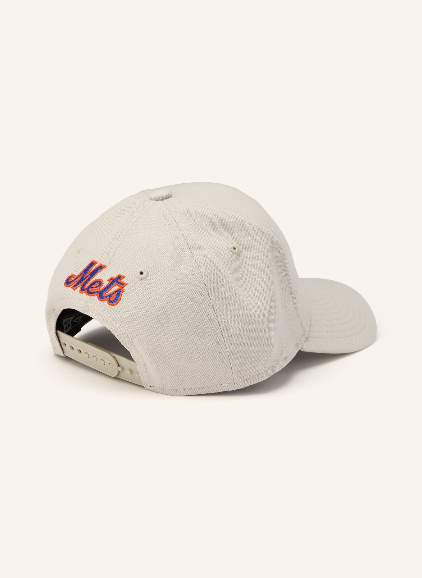 NEW ERA Cap 9FORTY® E-FRAME: LIGHT GRAY / ORANGE