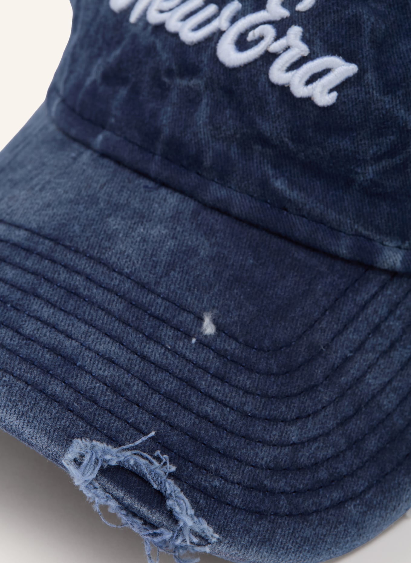 NEW ERA Cap PIGMENT WASH 9TWENTY®: DARK BLUE / WHITE