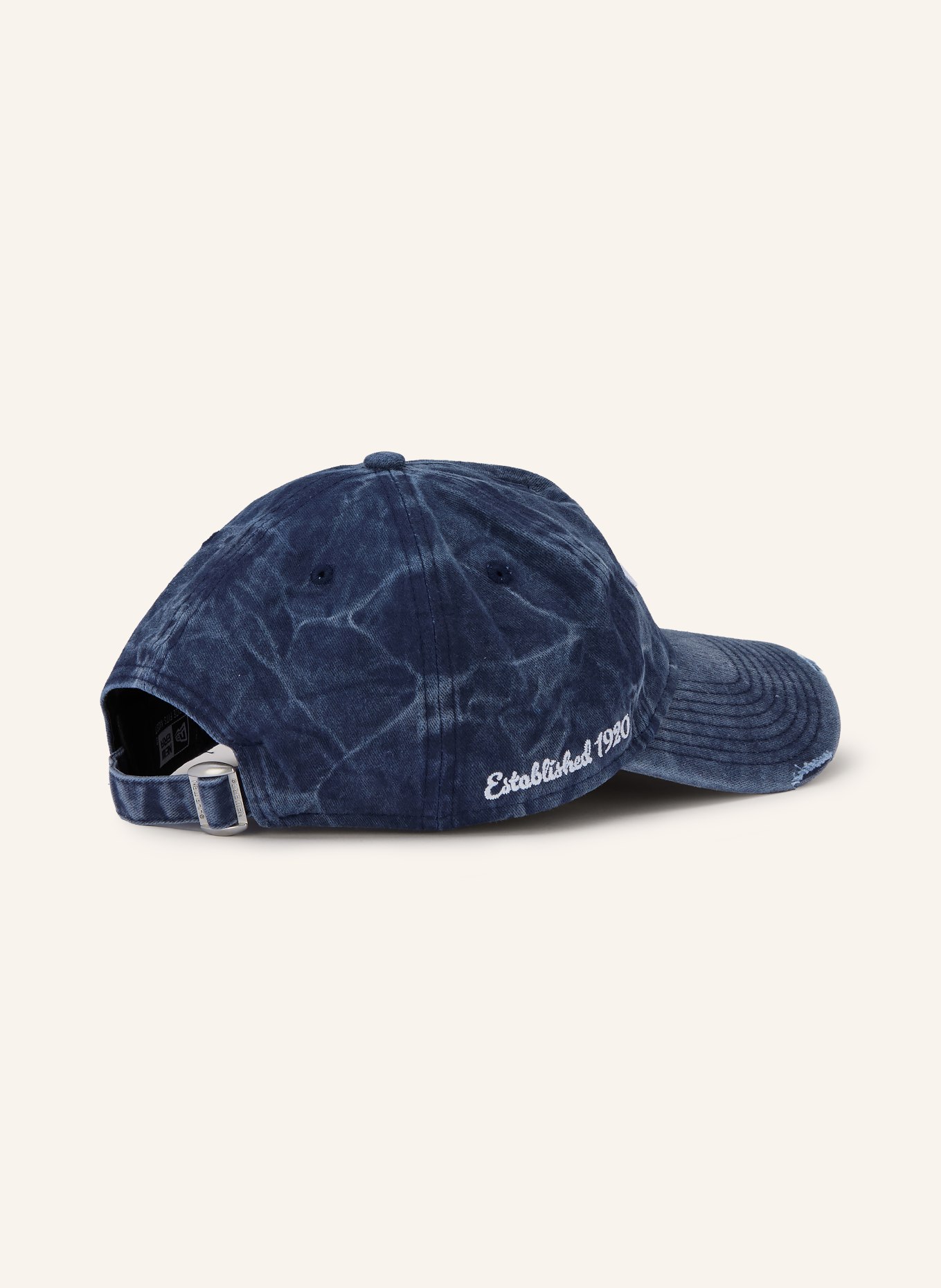 NEW ERA Cap PIGMENT WASH 9TWENTY®: DARK BLUE / WHITE
